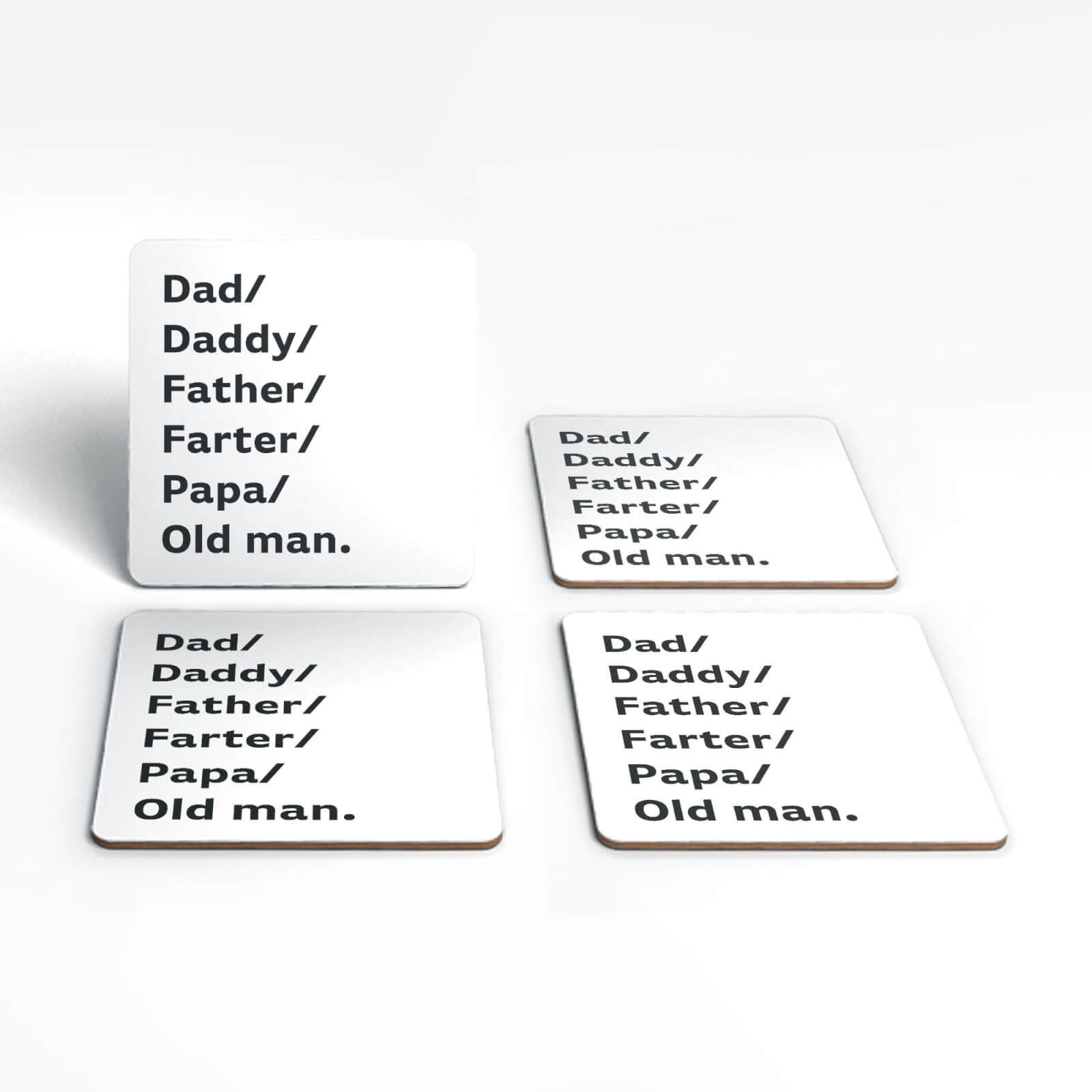 Daddy/Dad/Father... Coaster Set
