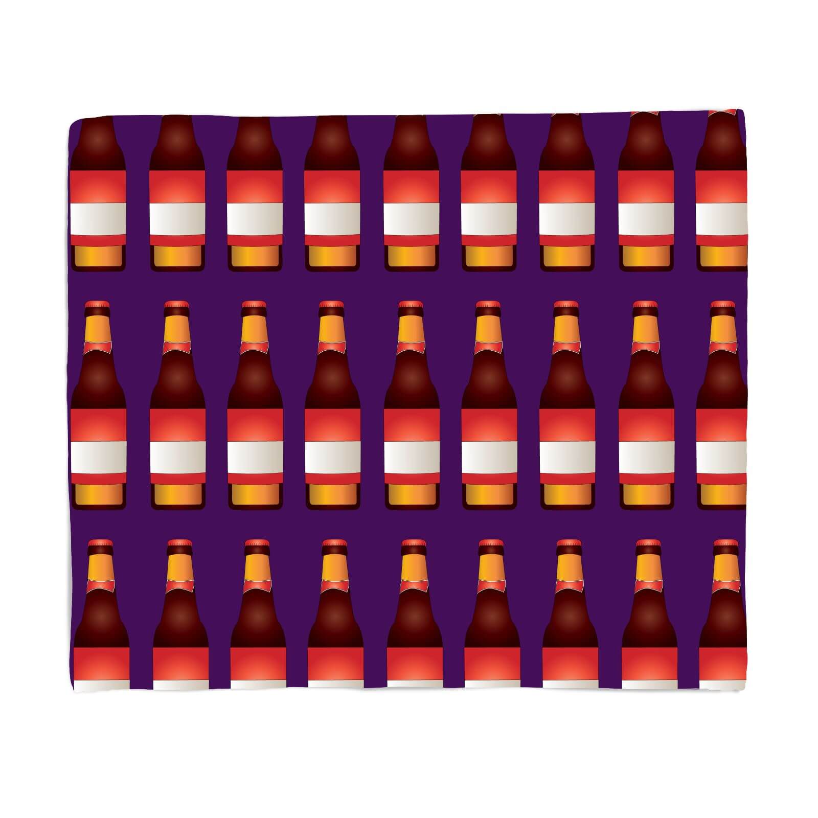 Beer Bottle Fleece Blanket