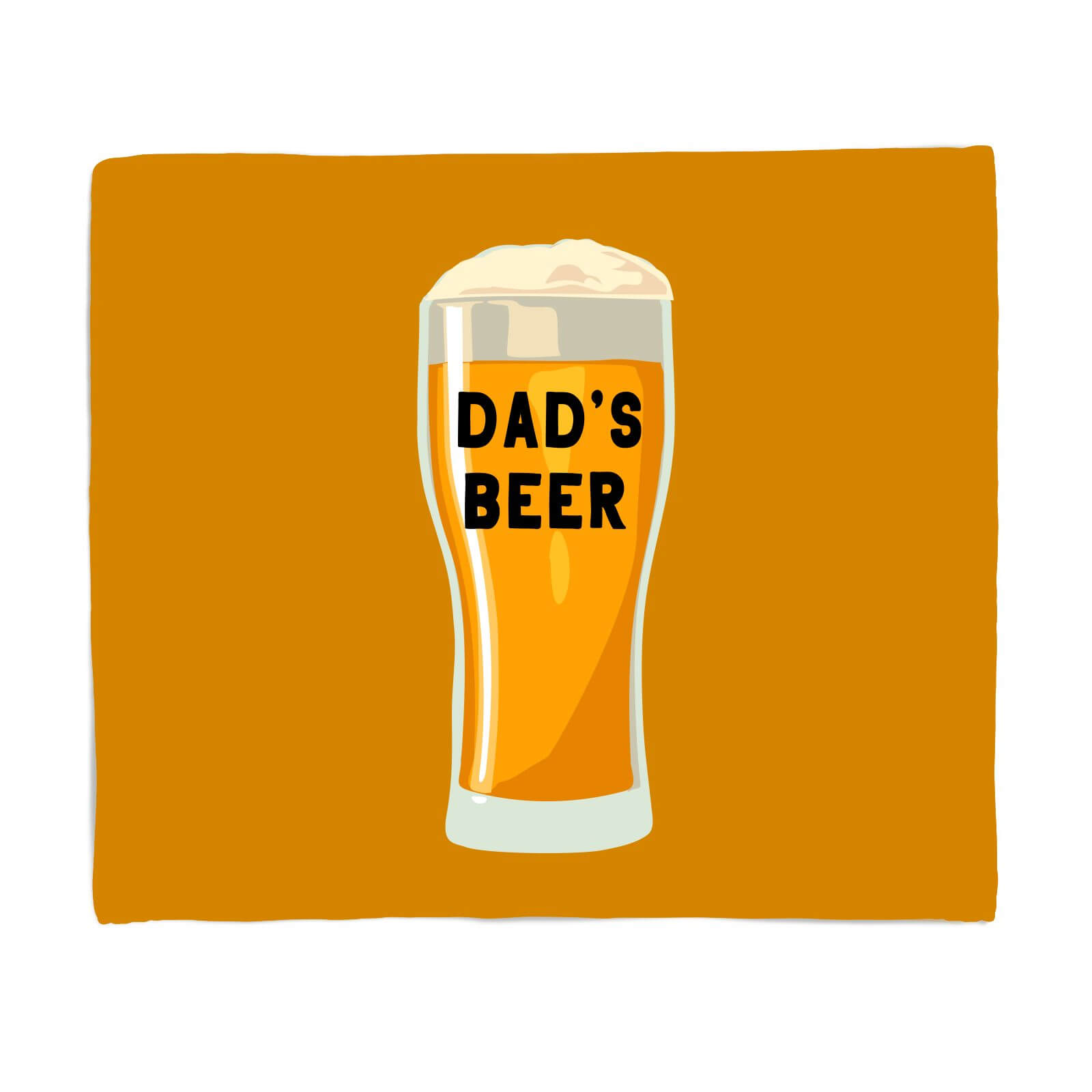 Dad's Beer Fleece Blanket