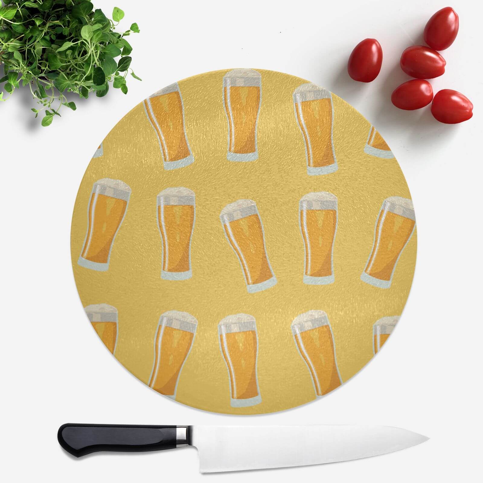 Beers Round Chopping Board