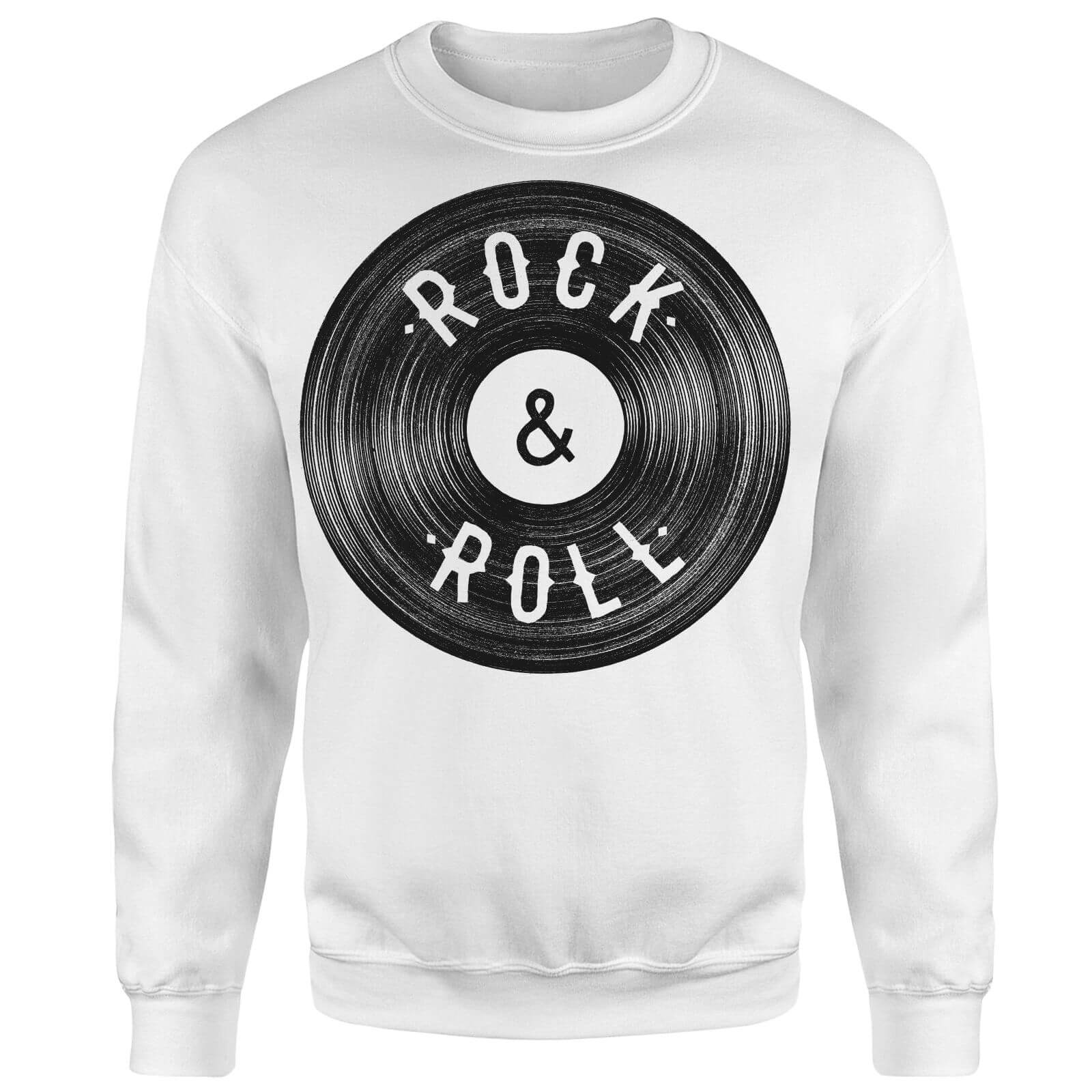 Rock & Roll Sweatshirt - White - S - White