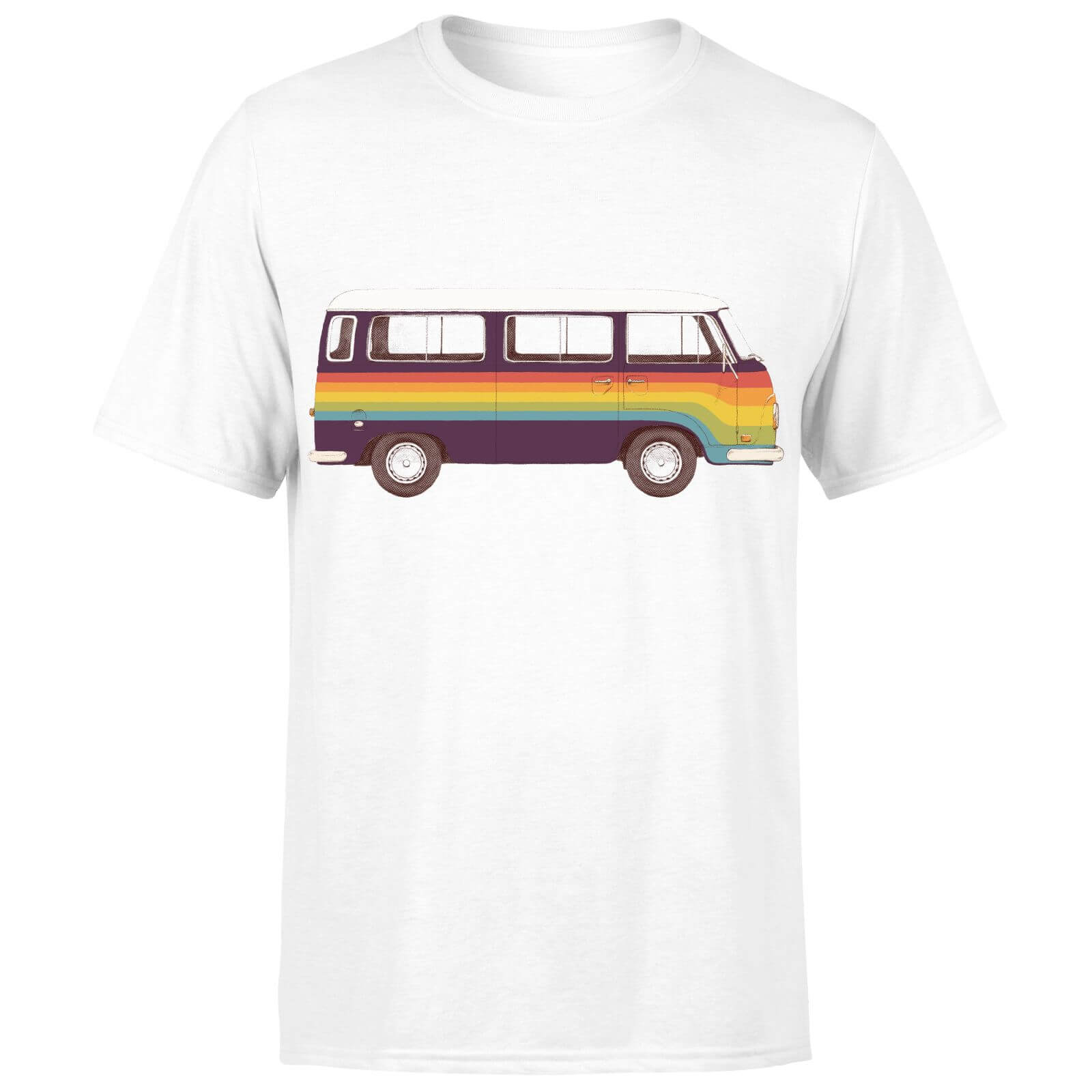 Rainbow Van Men's T-Shirt - White - XS - White