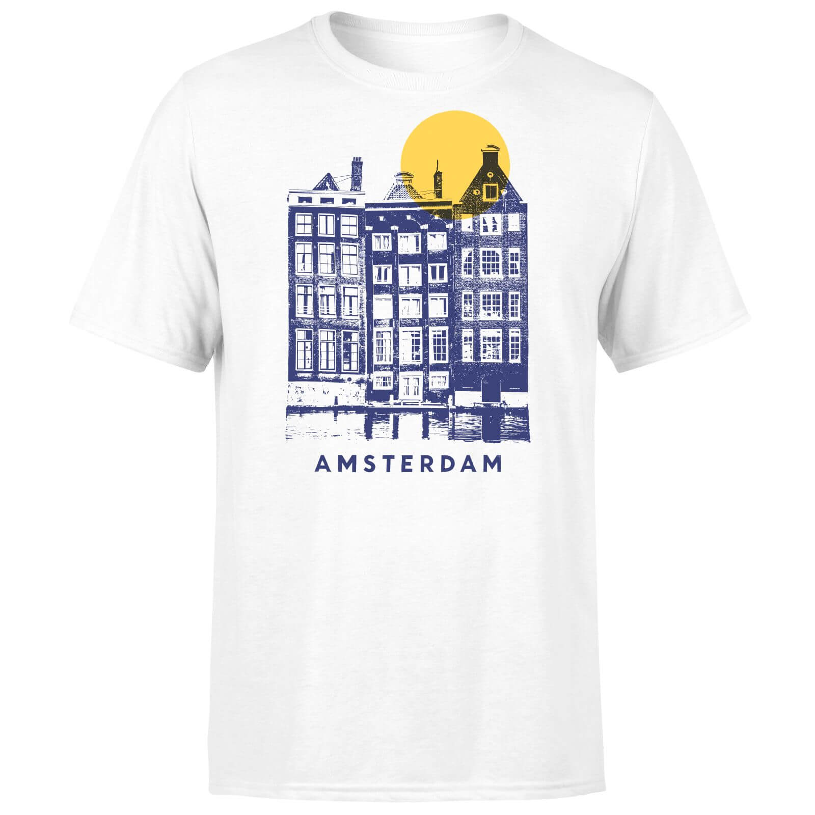 Amsterdam Men's T-Shirt - White - XS - White
