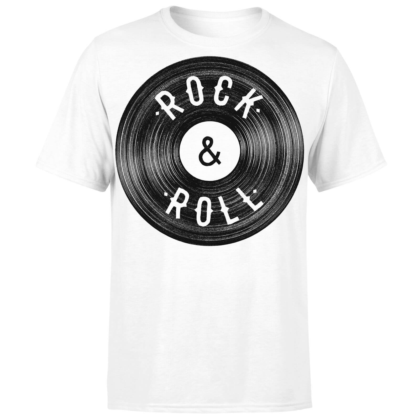 Rock & Roll Men's T-Shirt - White - XS - White