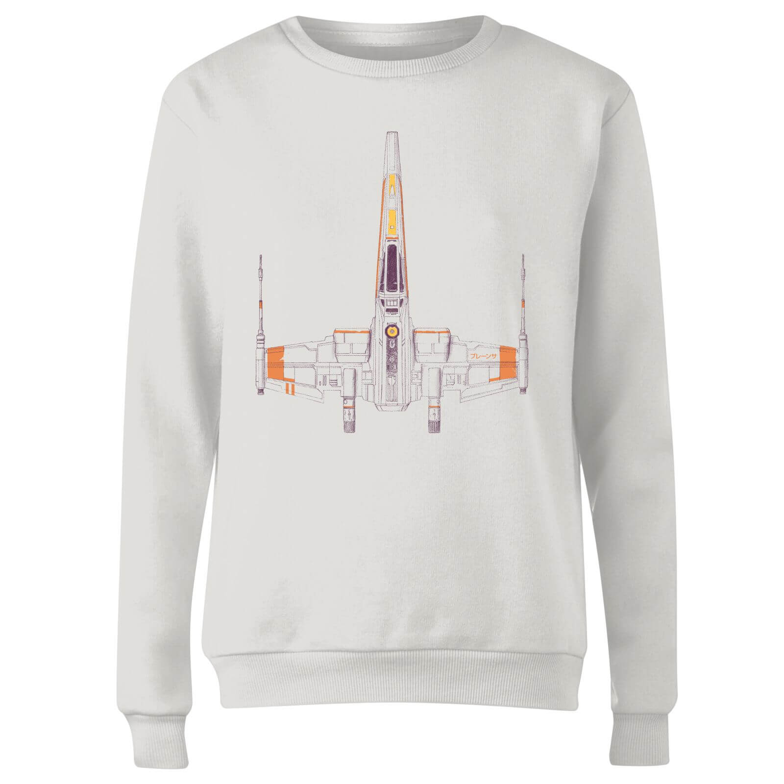 Space Ship Women's Sweatshirt - White - XS - White