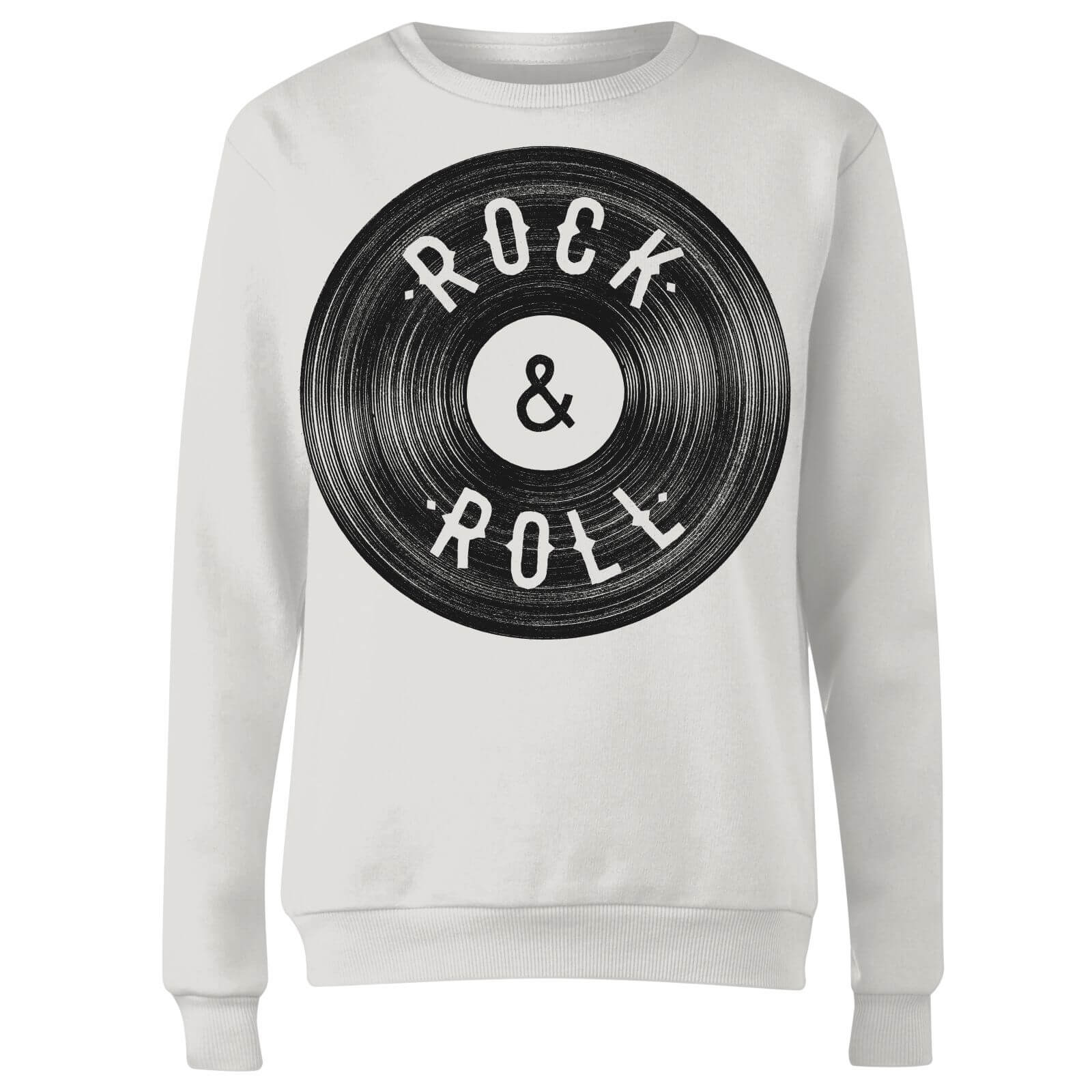 Rock & Roll Women's Sweatshirt - White - XS - White