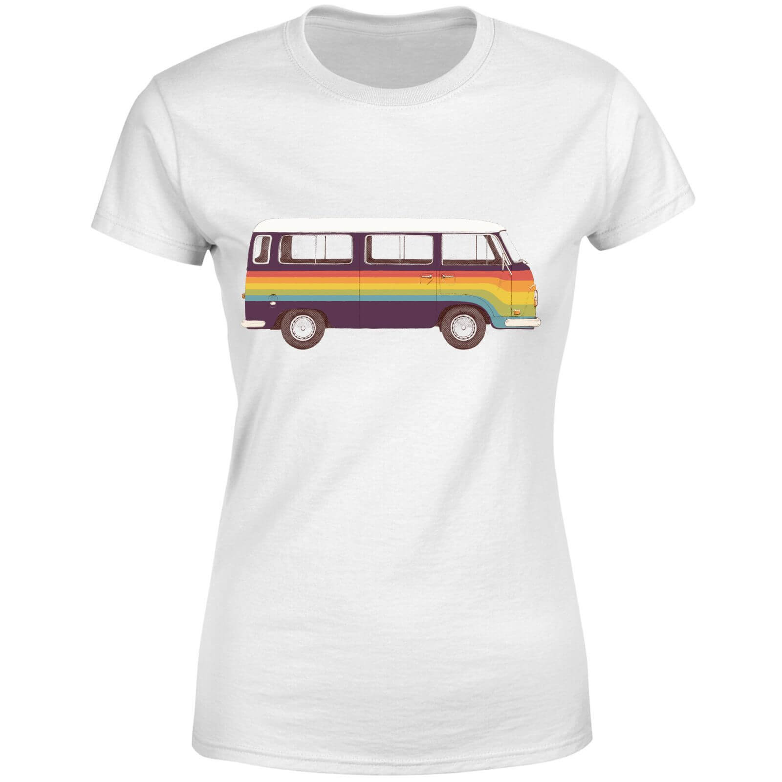 Rainbow Van Women's T-Shirt - White - XXL - White