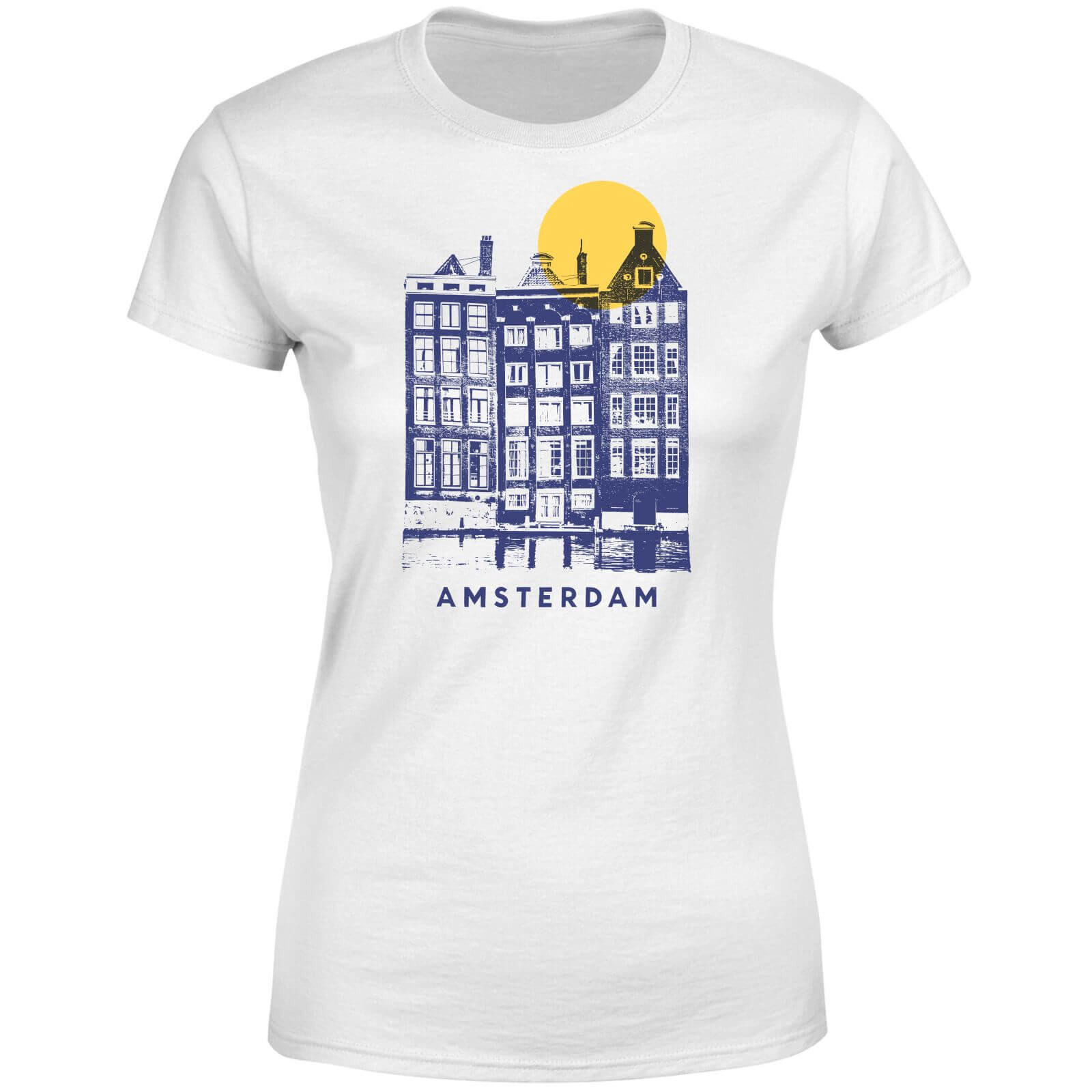 Amsterdam Women's T-Shirt - White - XXL - White