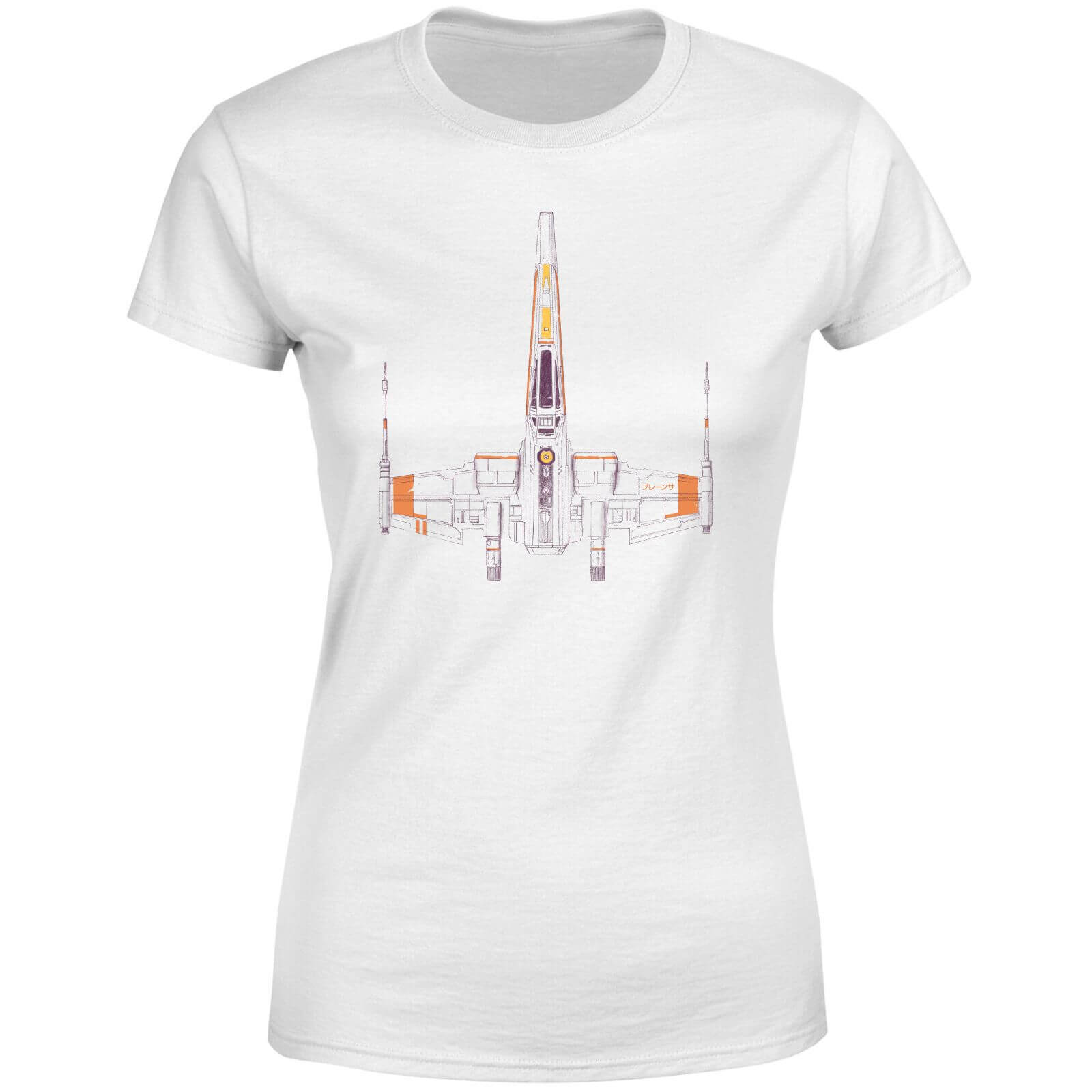 Space Ship Women's T-Shirt - White - M