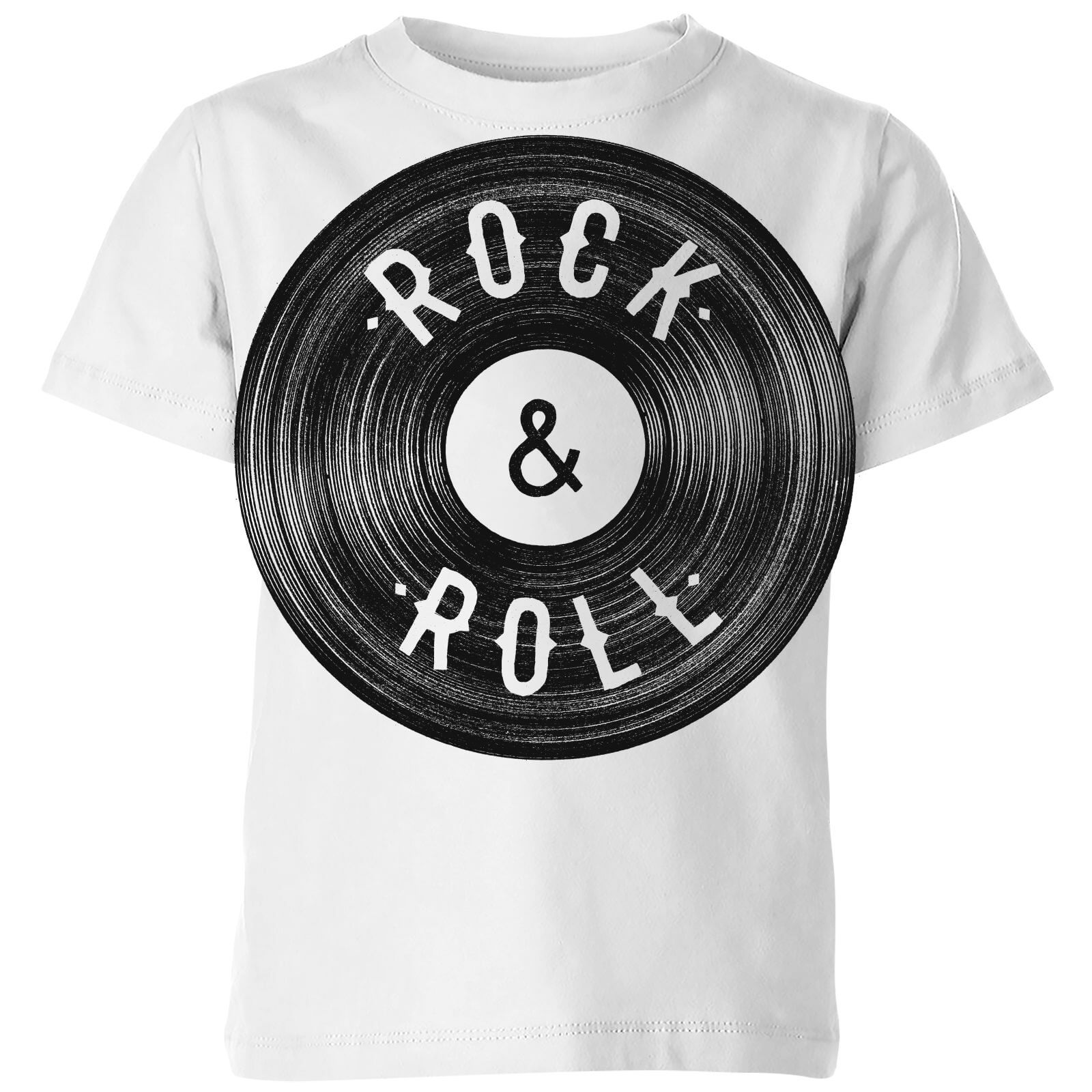 Rock & Roll Kids' T-Shirt - White - 3-4 Years - White