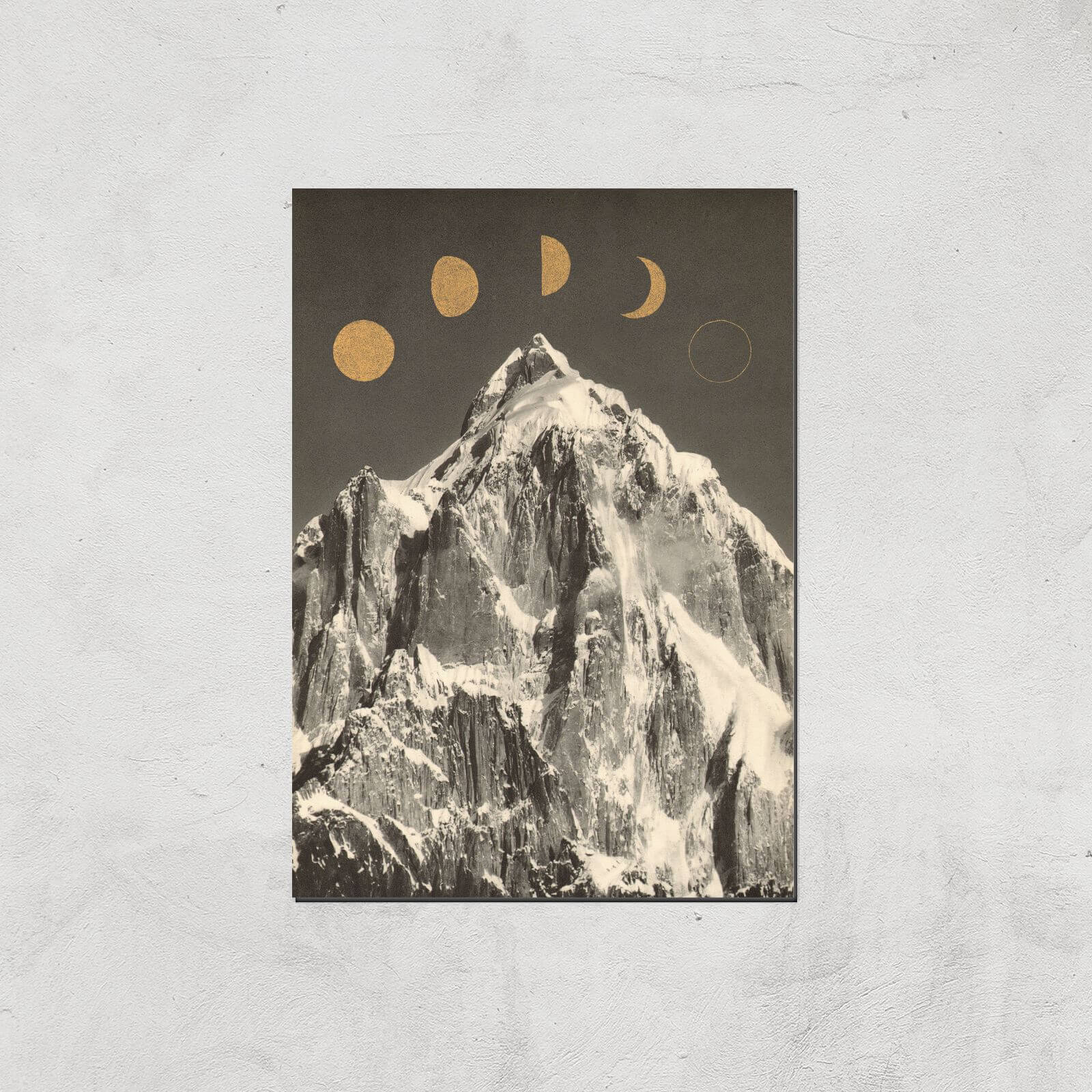 Moon Phases Giclee Art Print - A4 - Print Only