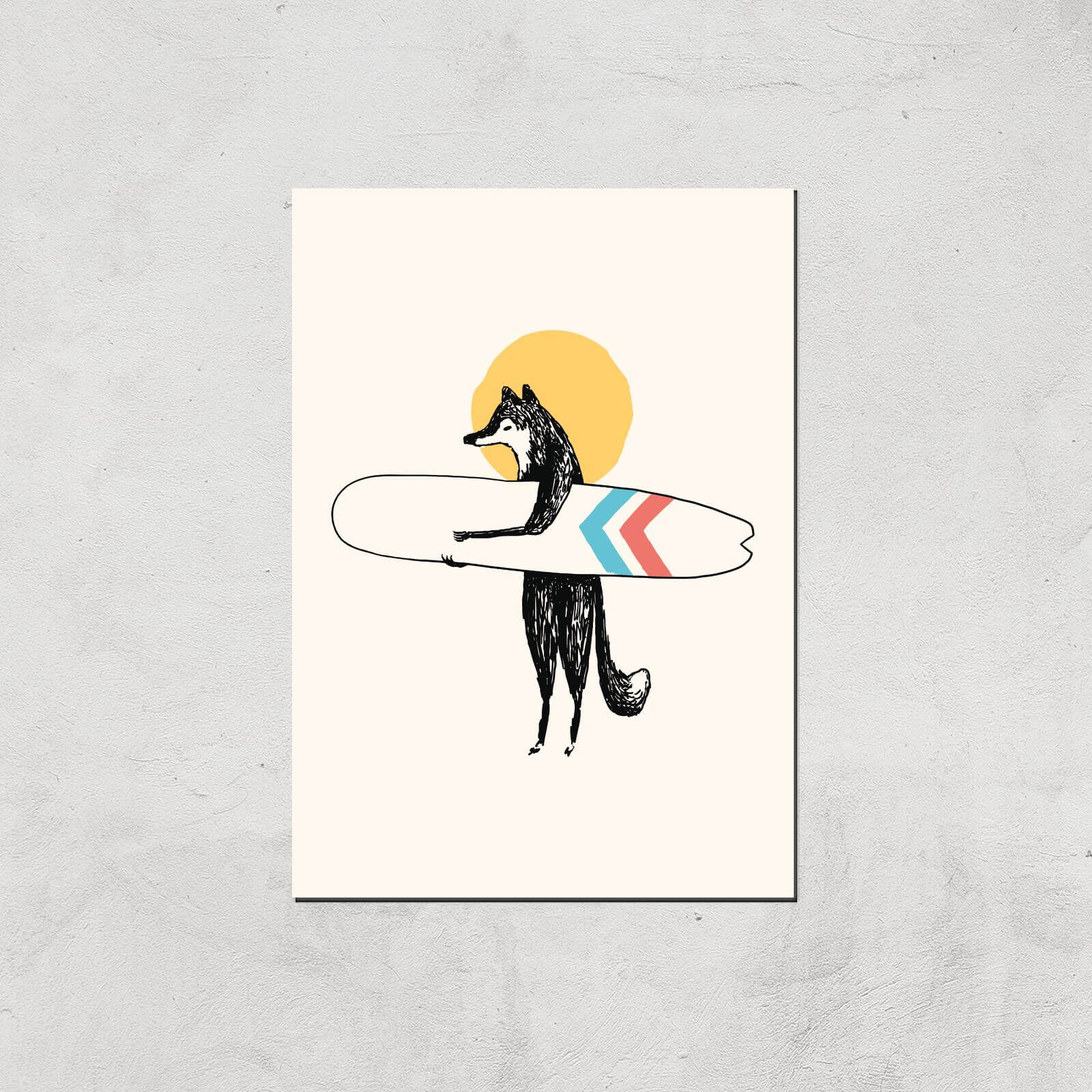 Here Comes The Sun Giclee Art Print - A4 - Print Only