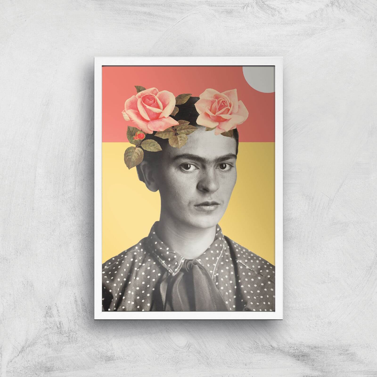 Frida Giclee Art Print - A3 - White Frame