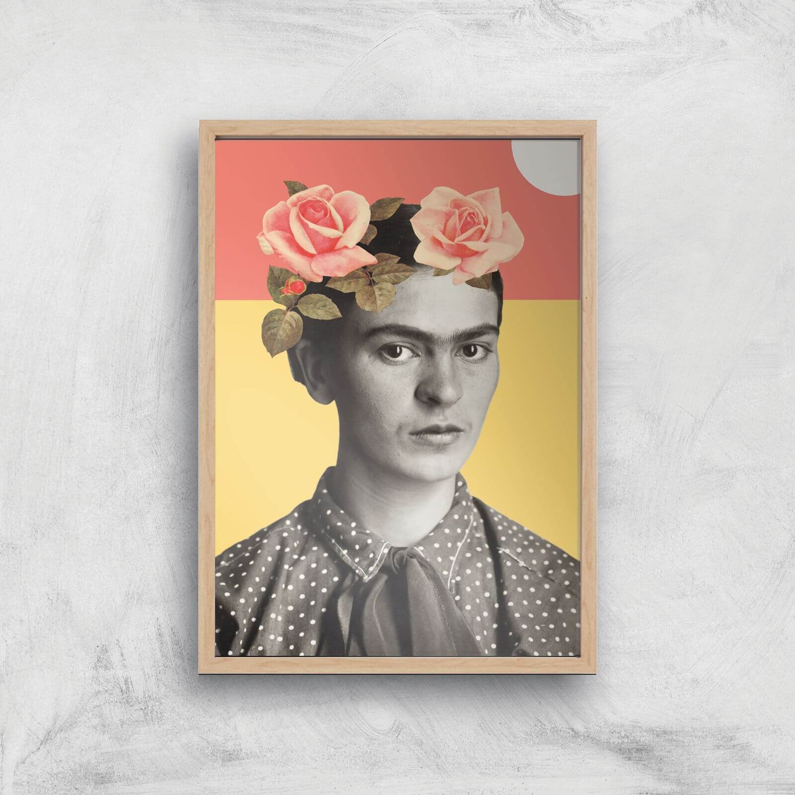 Frida Giclee Art Print - A2 - Wooden Frame