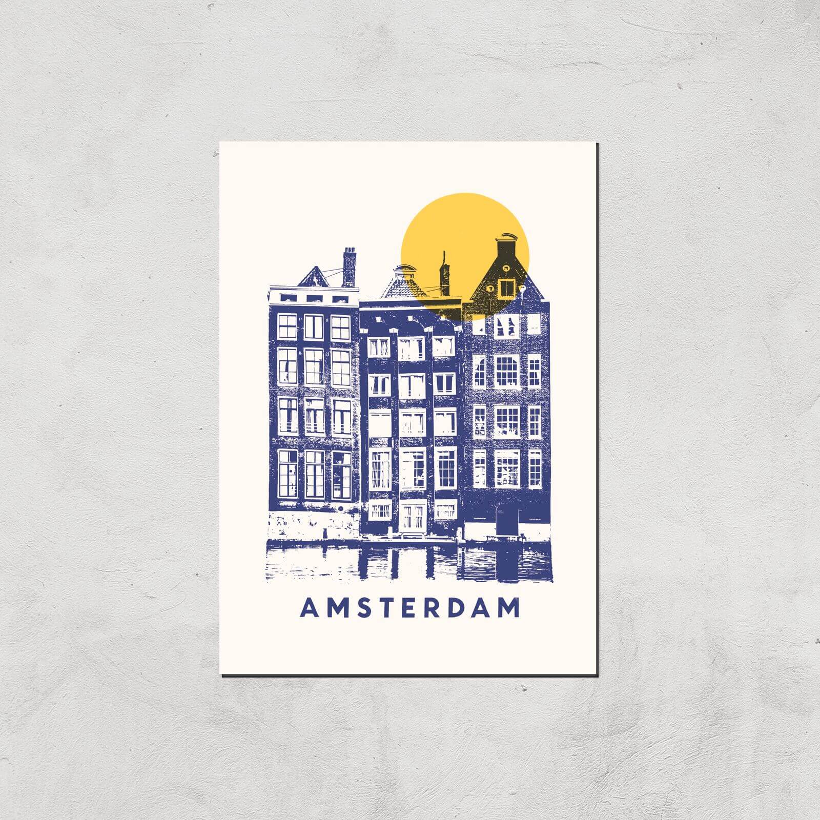 Amsterdam Giclee Art Print - A4 - Print Only