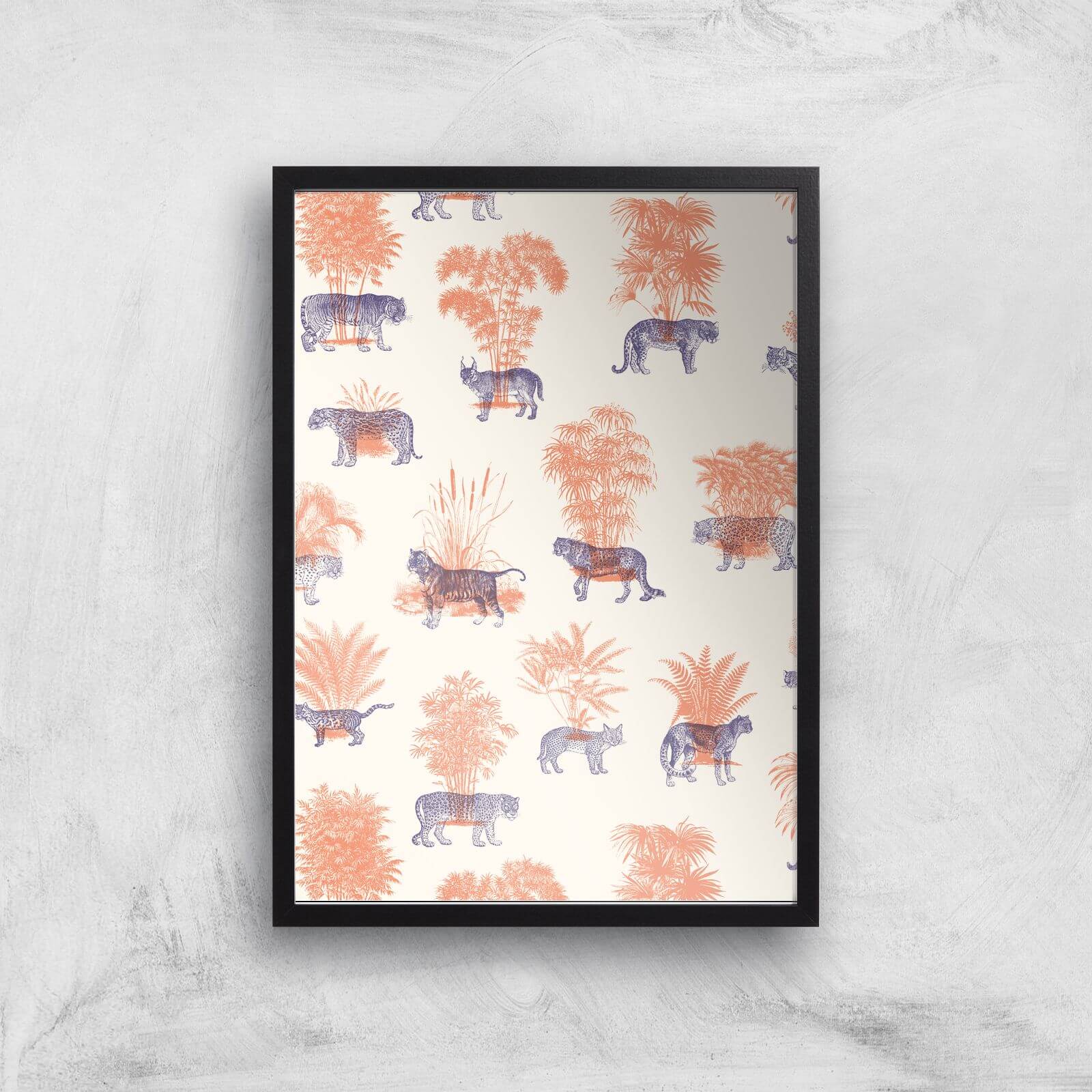 Where They Belong Tigers Giclee Art Print - A2 - Black Frame