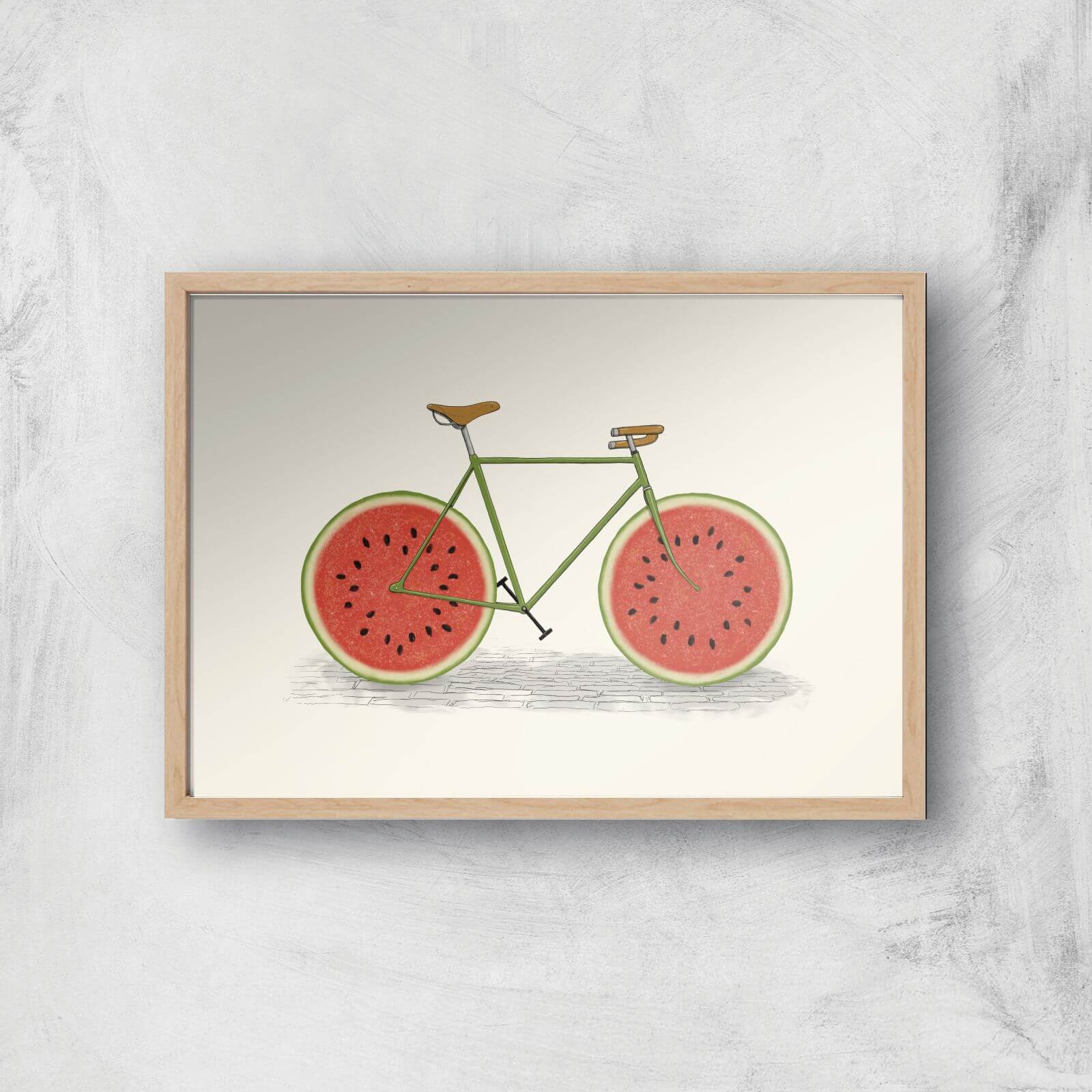 Juicy Giclee Art Print - A3 - Wooden Frame