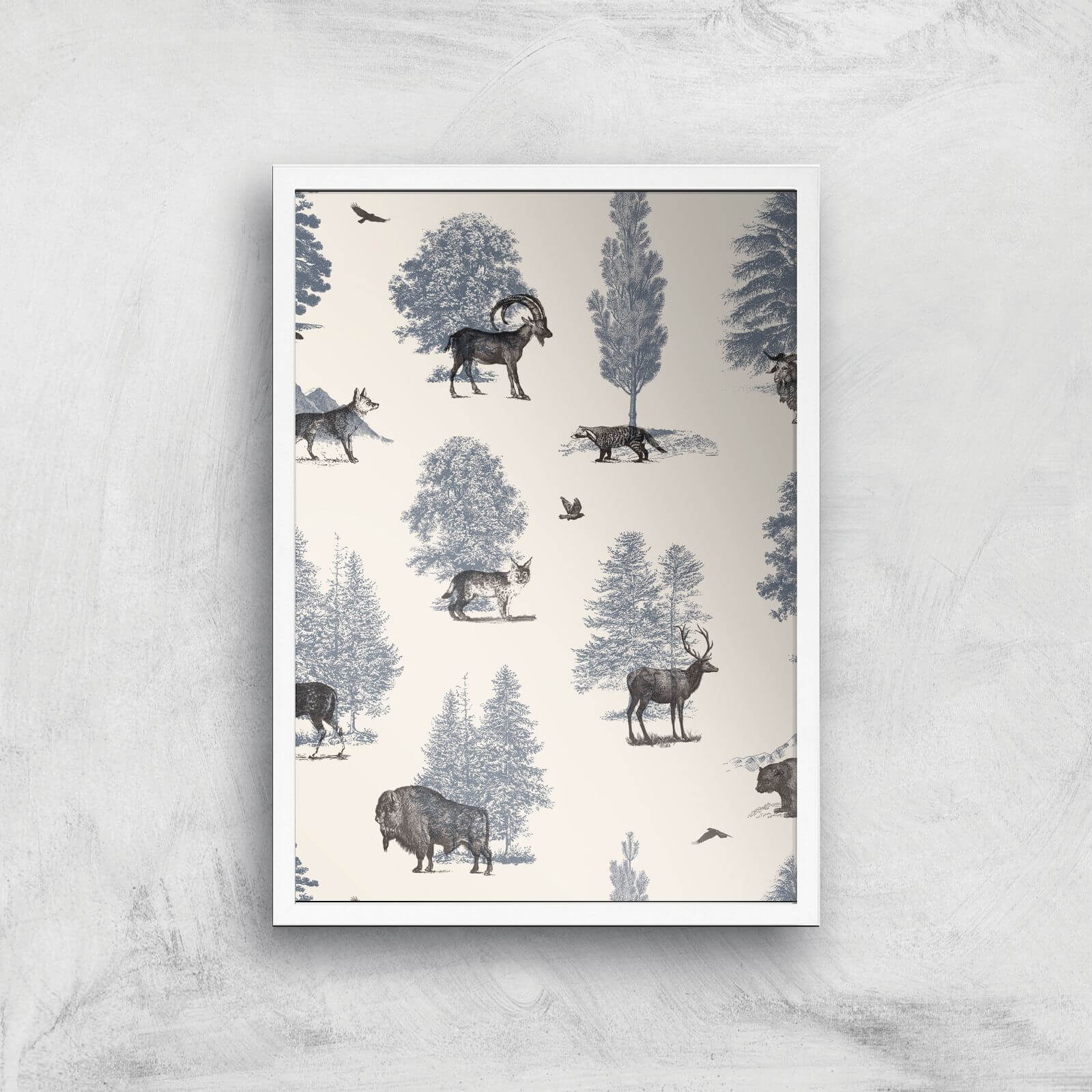 Where They Belong Winter Giclee Art Print - A3 - White Frame