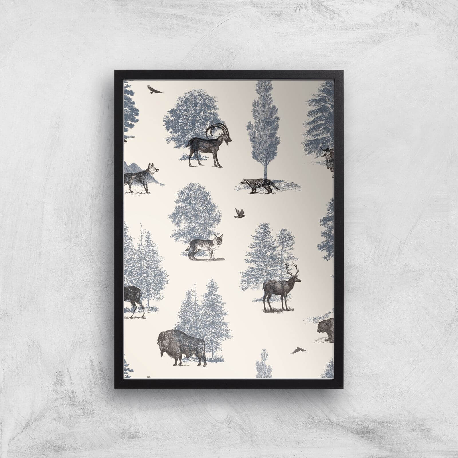 Where They Belong Winter Giclee Art Print - A2 - Black Frame