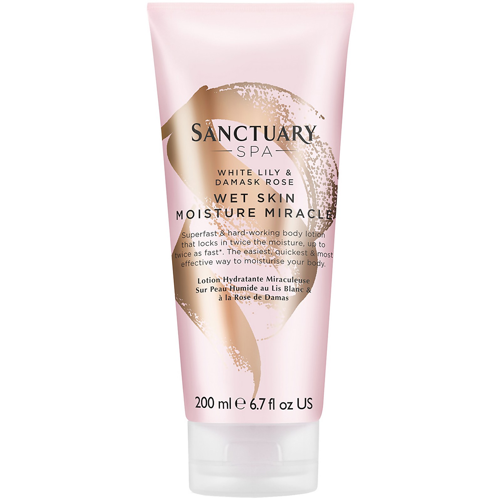 Sanctuary Spa White Lily and Damask Rose Wet Skin Moisture Miracle 200ml