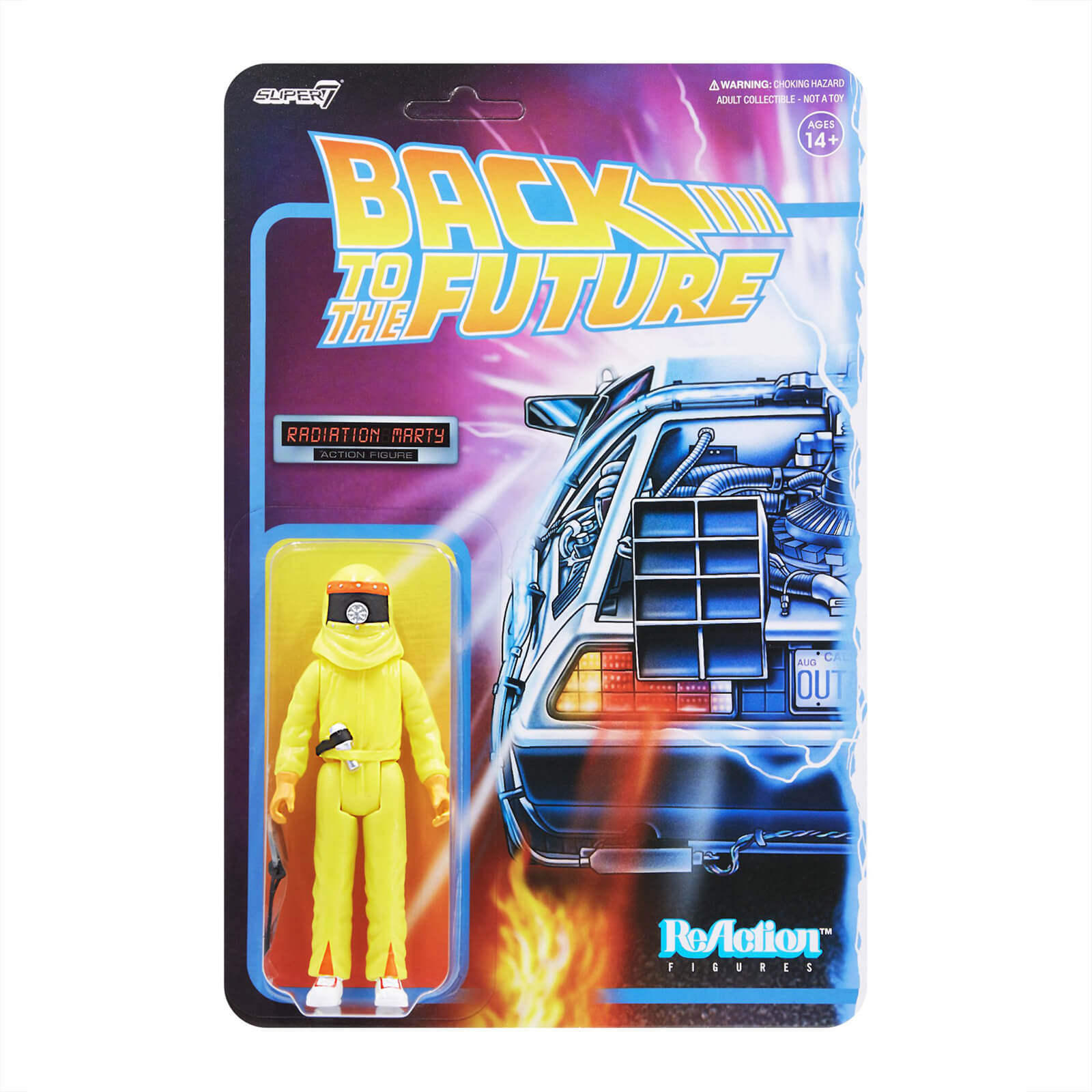 Super7 Back To The Future Part II ReAction Figure - Radiation Marty