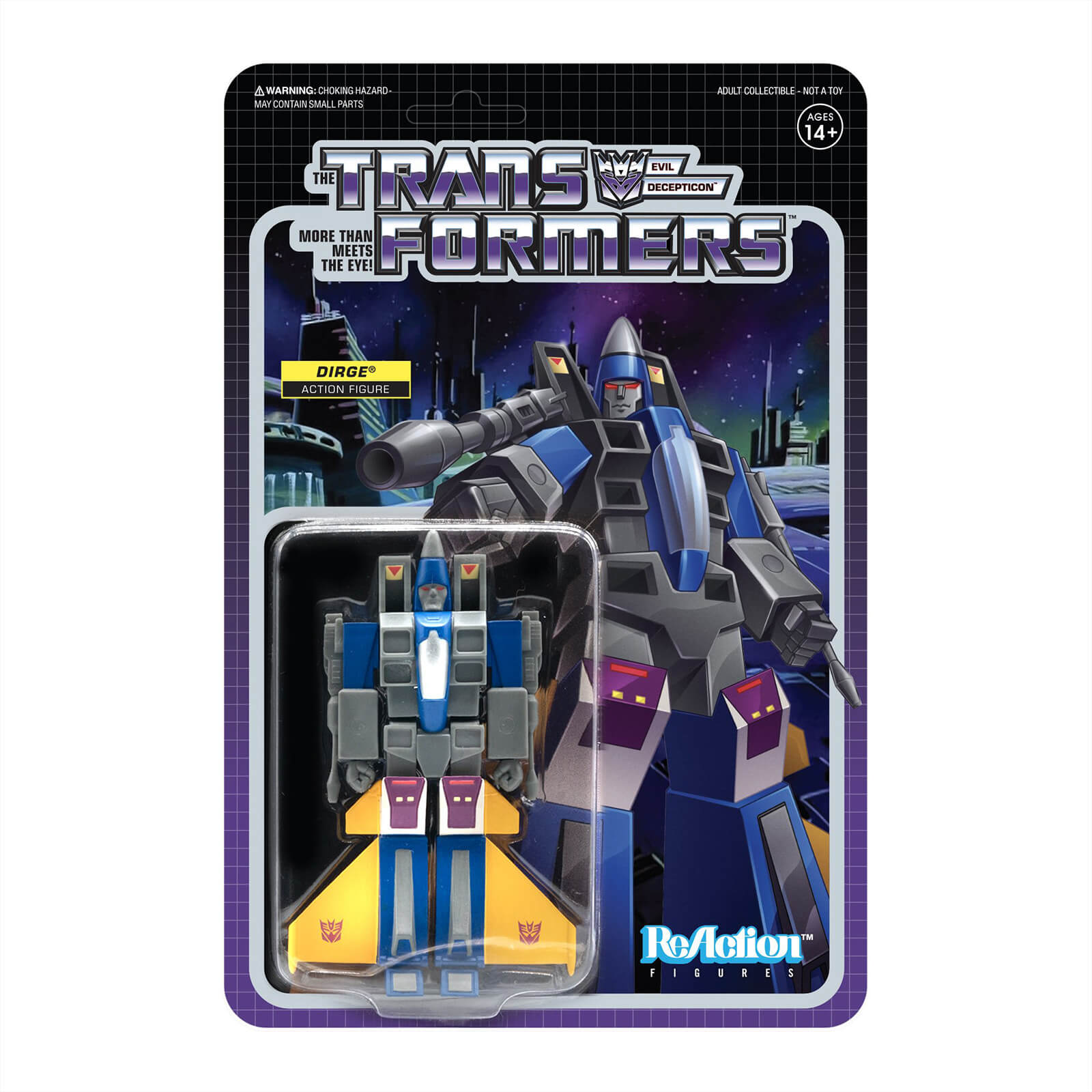 Super7 Transformers ReAction Figure - Dirge