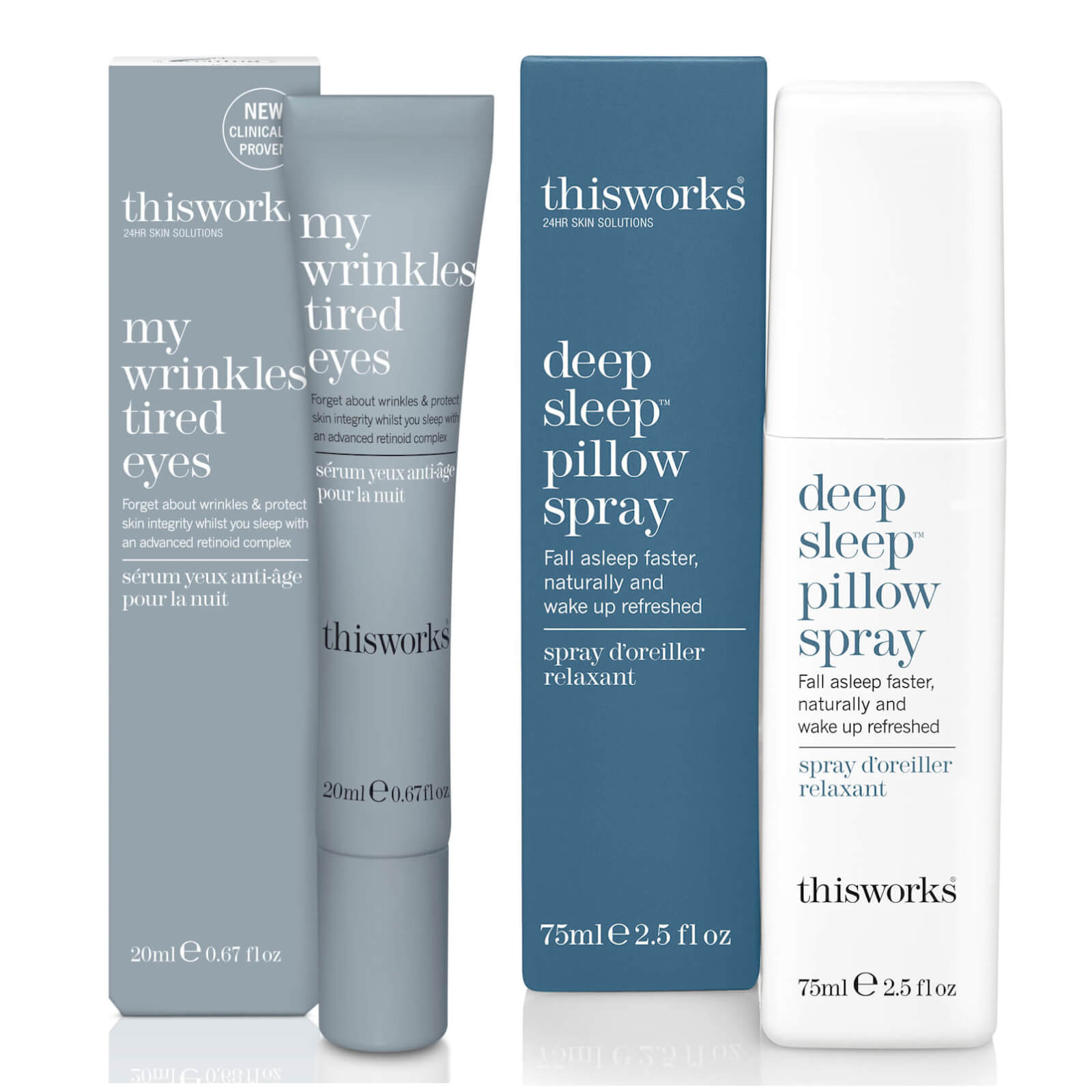 

this works Deep Sleep and Tired Eyes Bundle