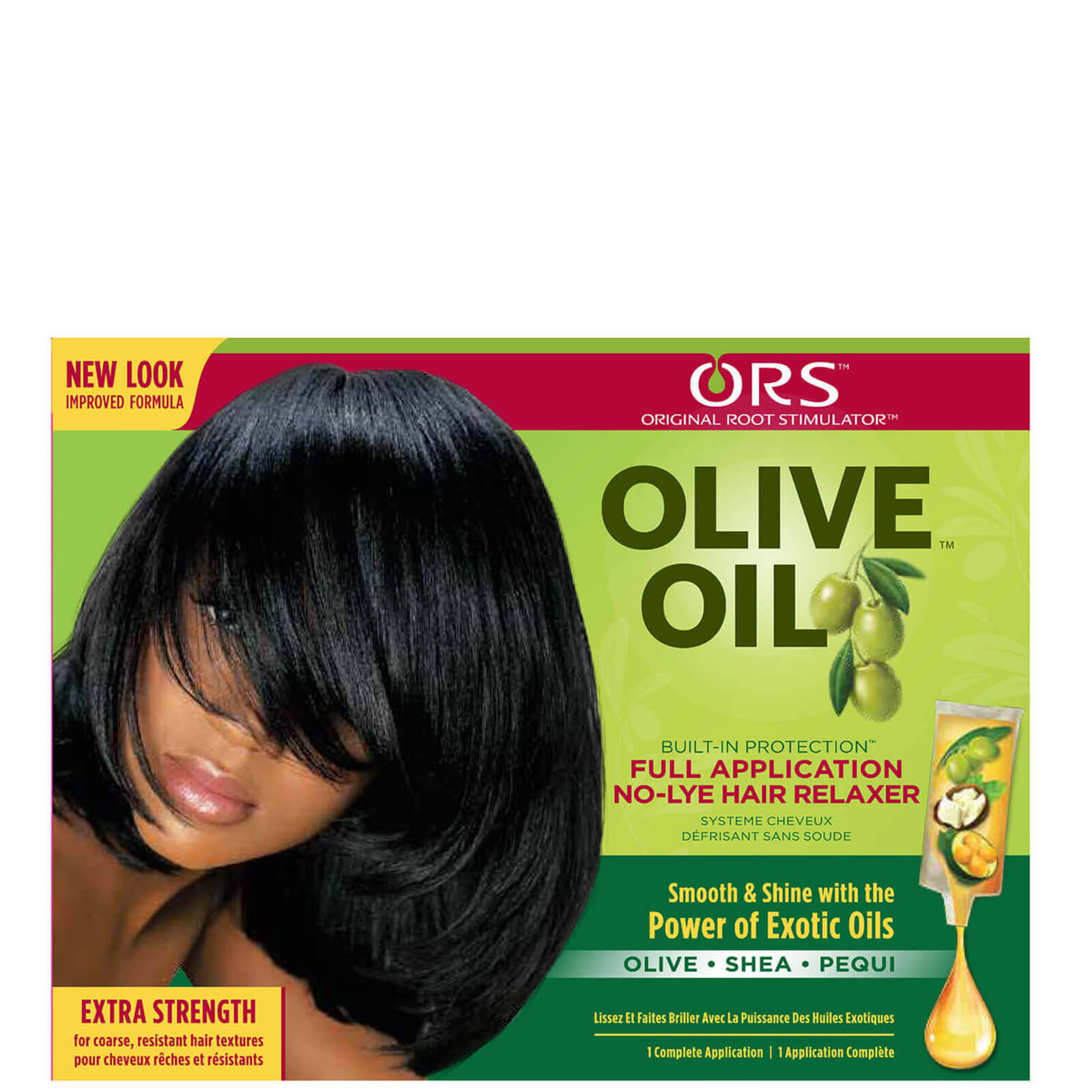 

ORS Olive Oil Built in Protection No-Lye Relaxer Extra Strength 1 Application 485g