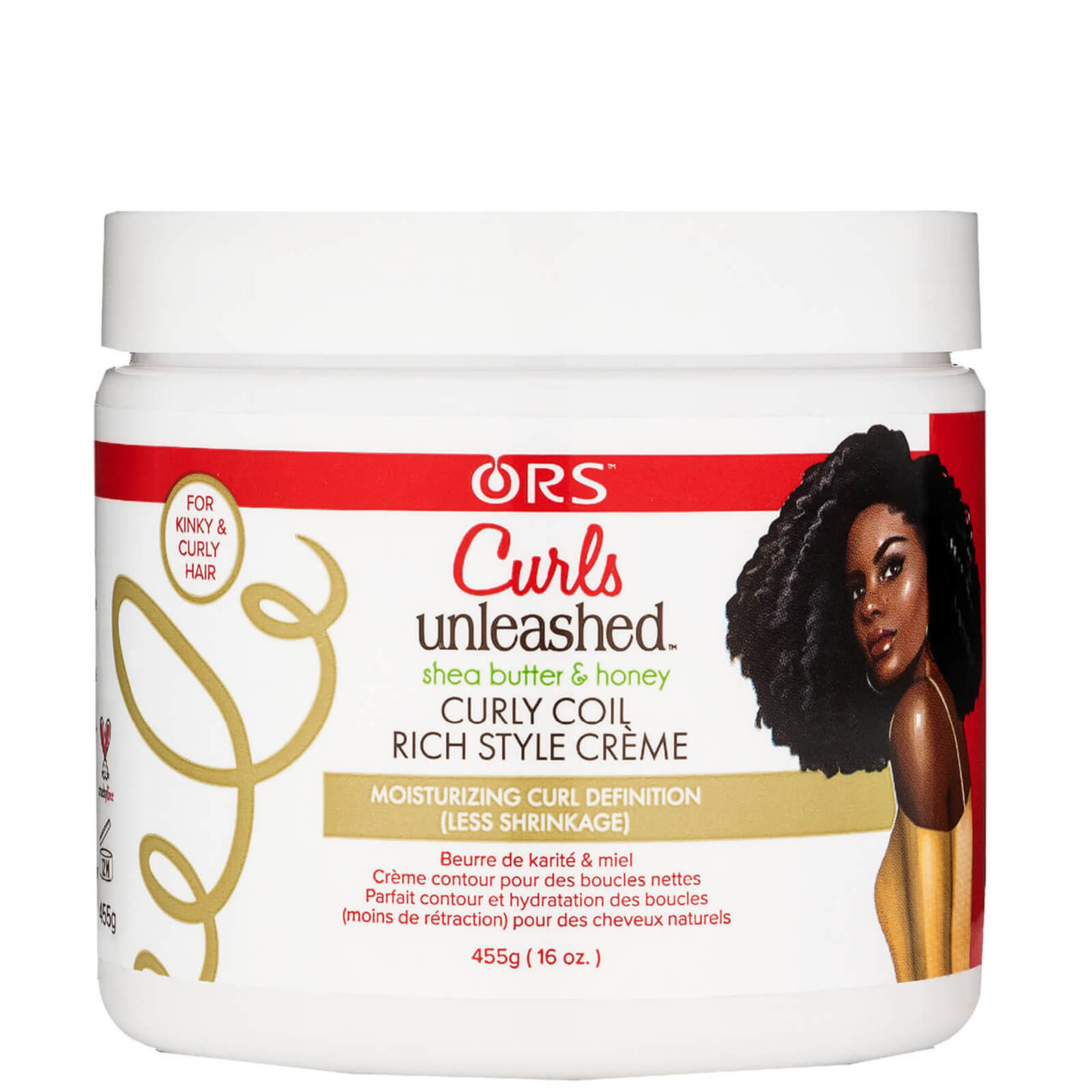 

ORS Curls Unleashed Shea Butter and Honey Curl Defining Crème 454g