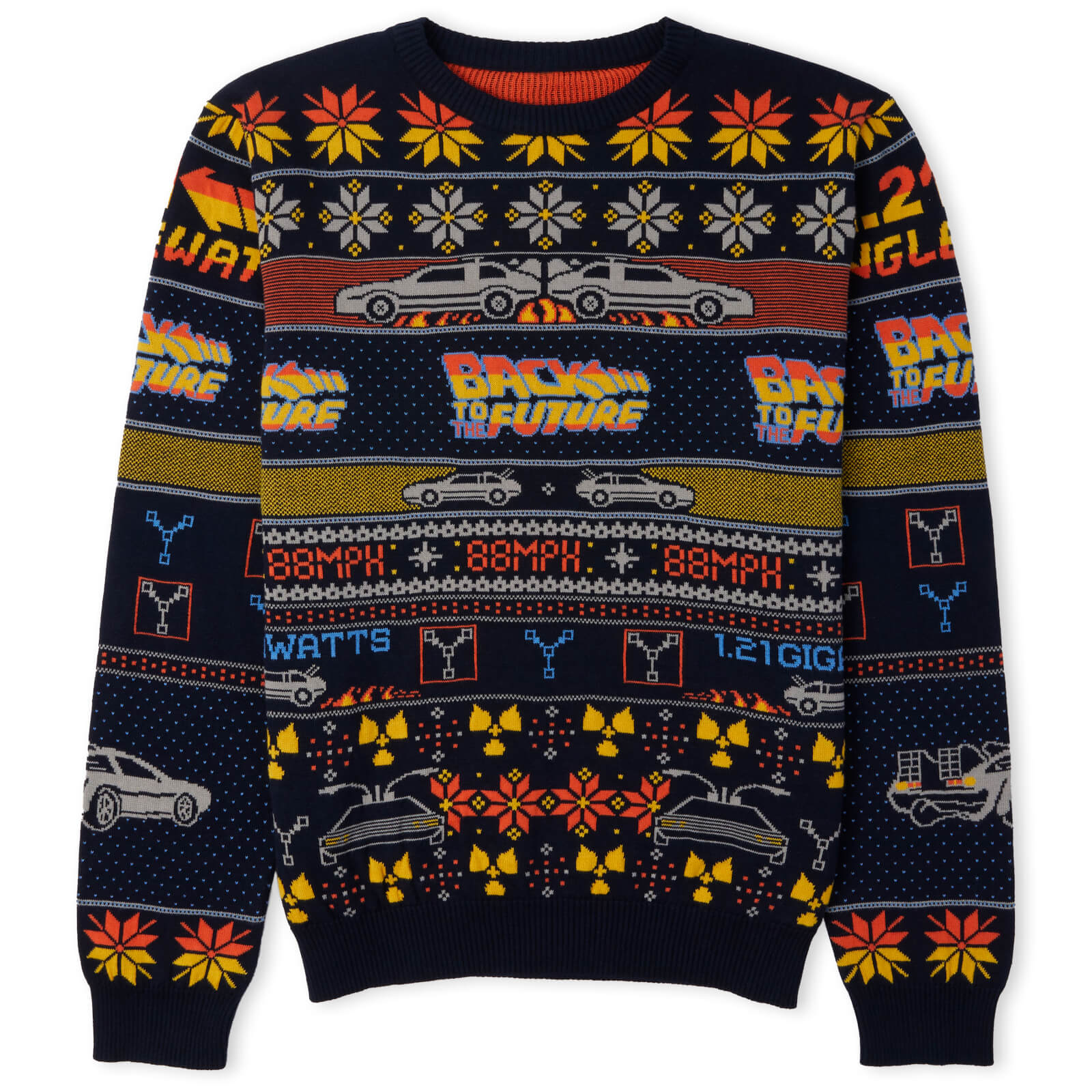 Marvel Punisher Christmas Knitted Jumper Grey - M
