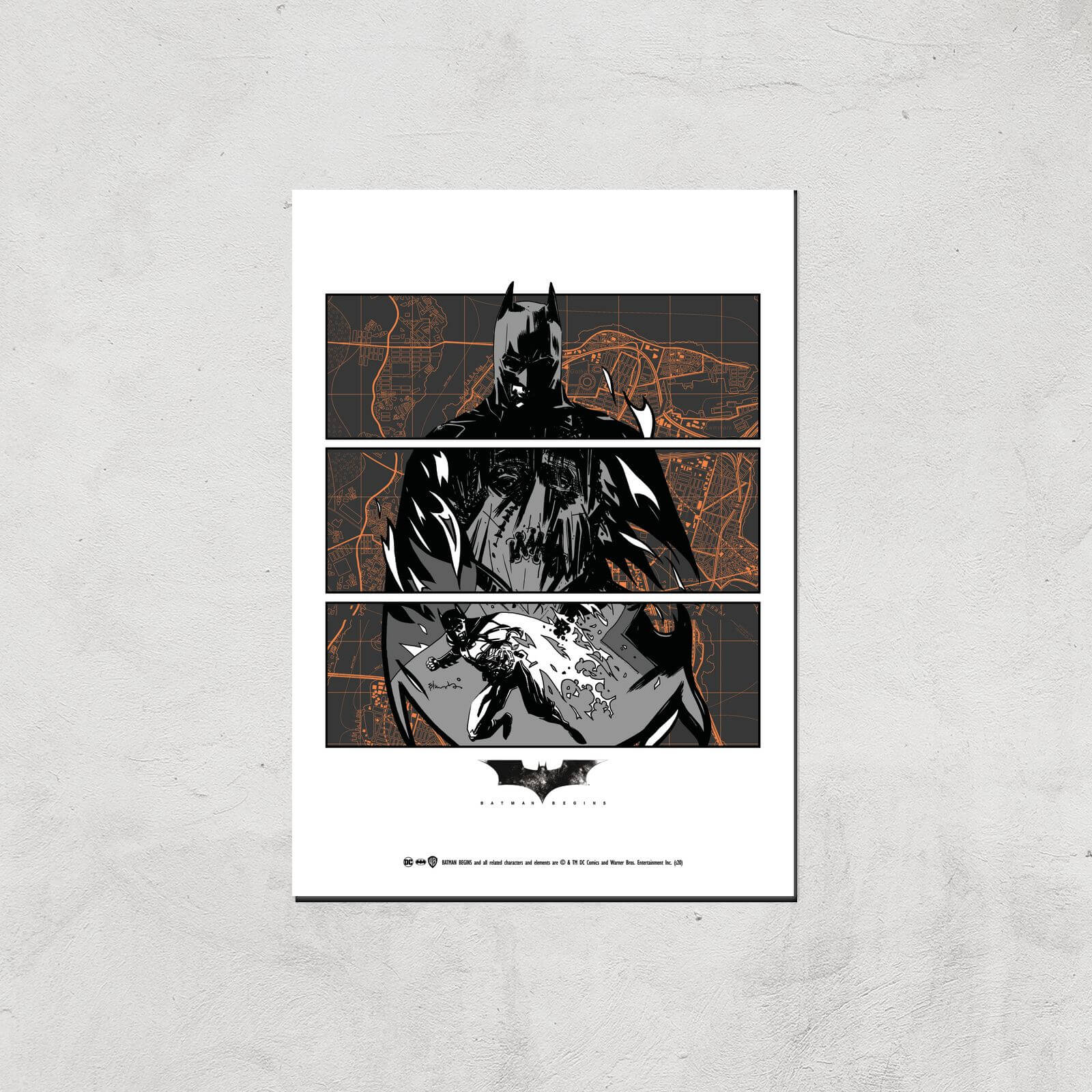 

Batman Begins Poster Giclee Art Print - A4 - Print Only
