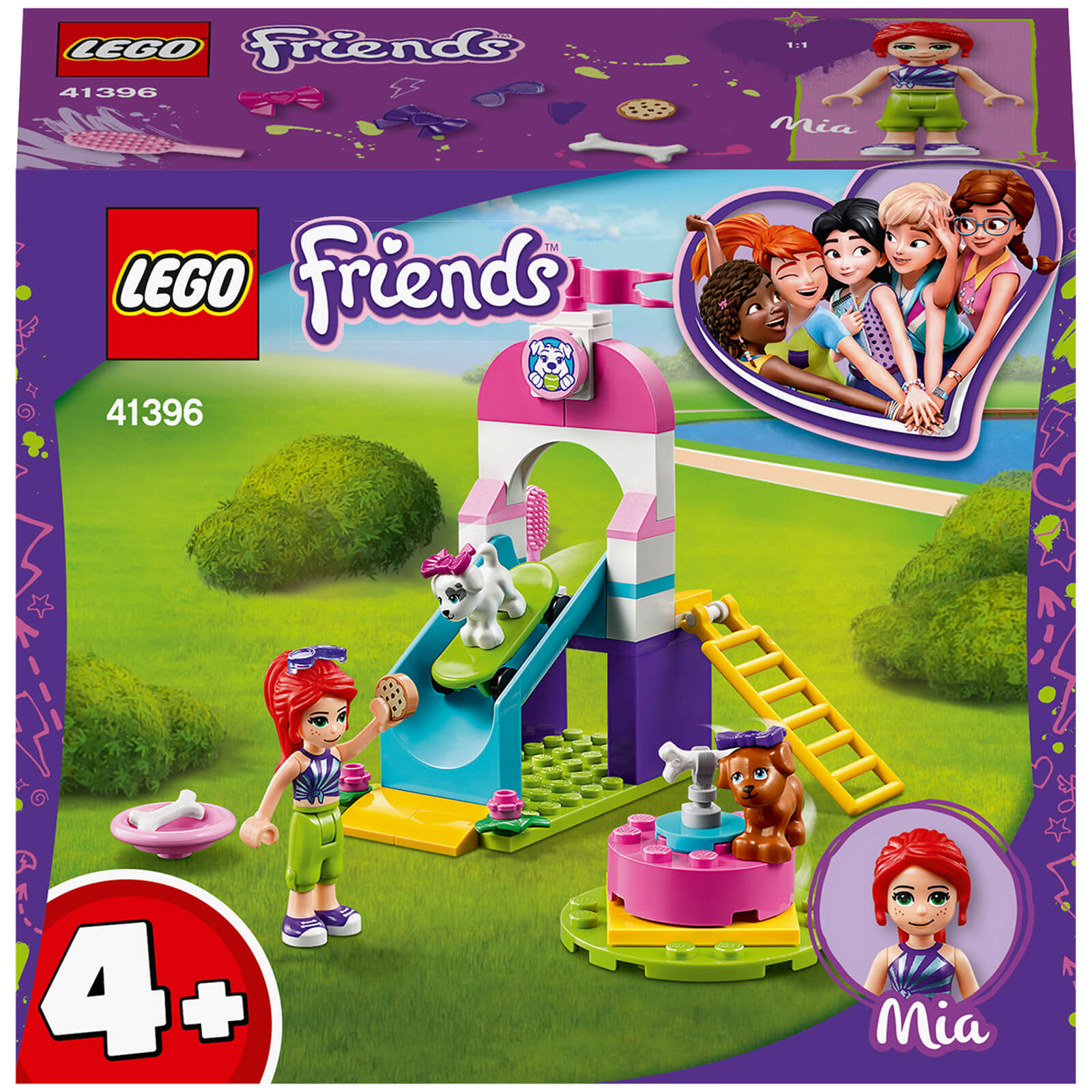 LEGO Friends: 4+ Puppy Playground Playset with Mia (41396)