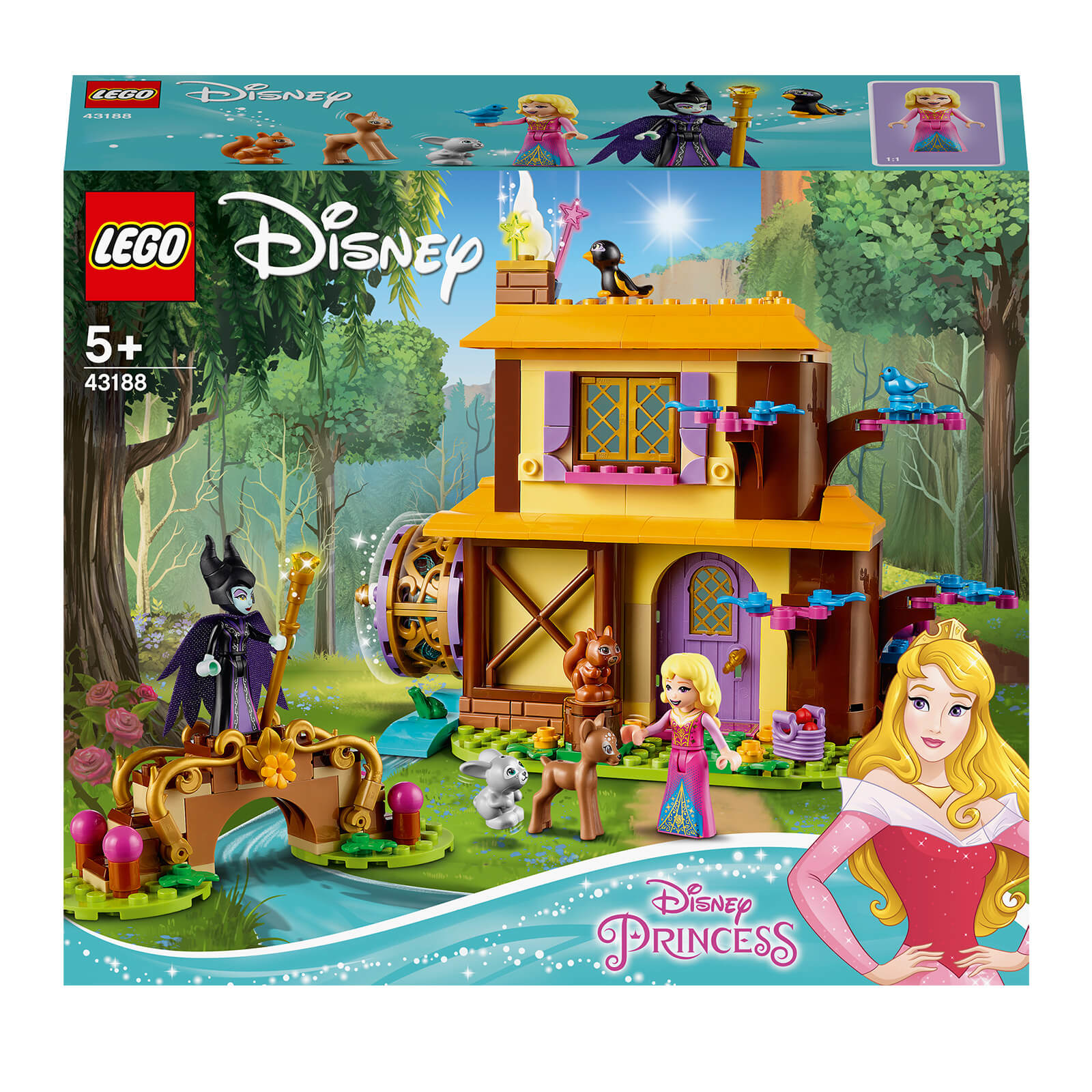 LEGO Disney Princess: Aurora's Forest Cottage (43188)