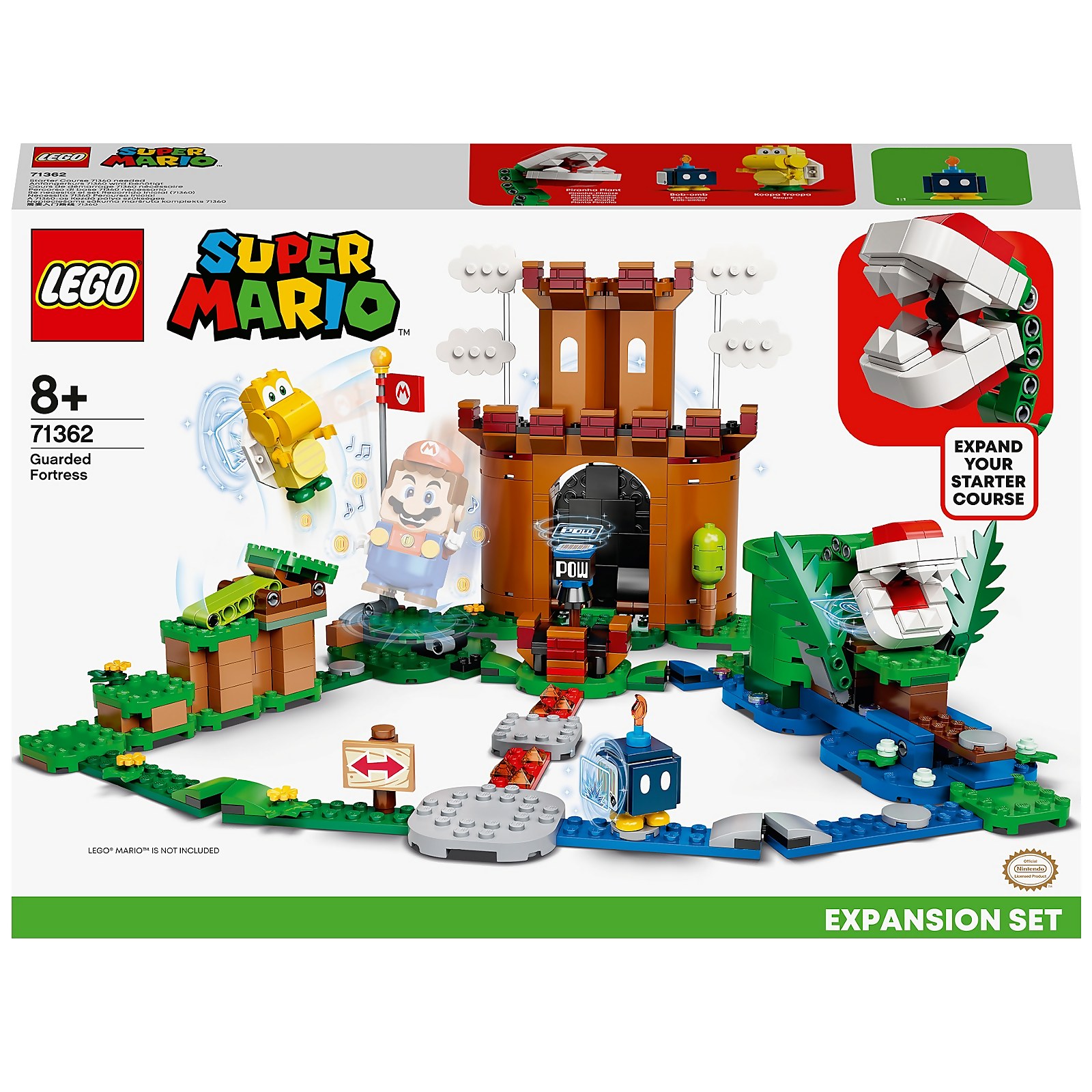 Set de expansión de la fortaleza custodiada de LEGO Super Mario (71362)