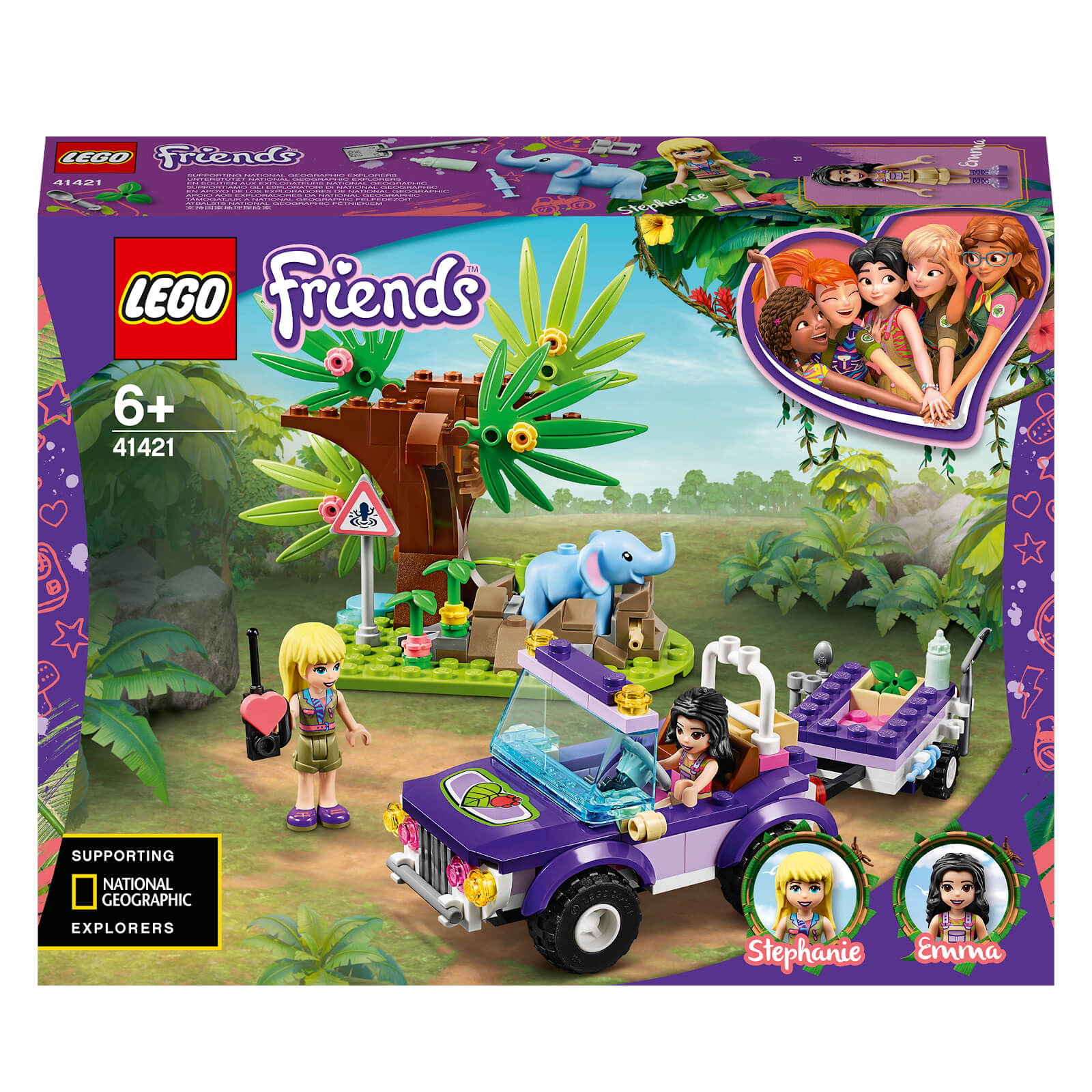 LEGO Friends: Baby Elephant Jungle Rescue (41421)