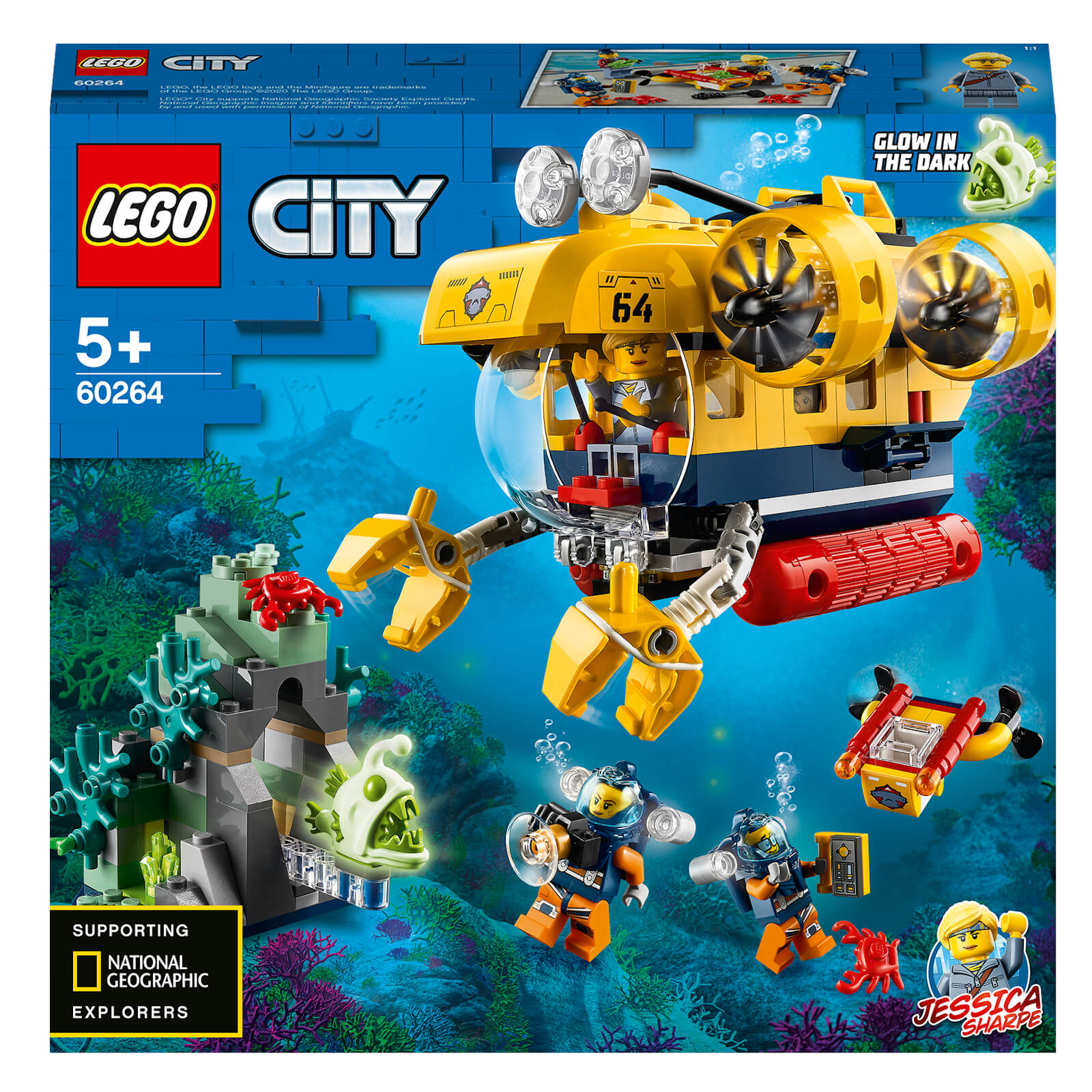 LEGO City Oceans: Ocean Exploration Submarine (60264)