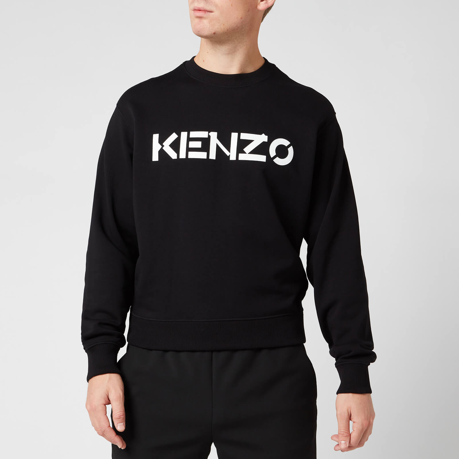KENZO Men's Logo Classic Sweatshirt - Black - XL