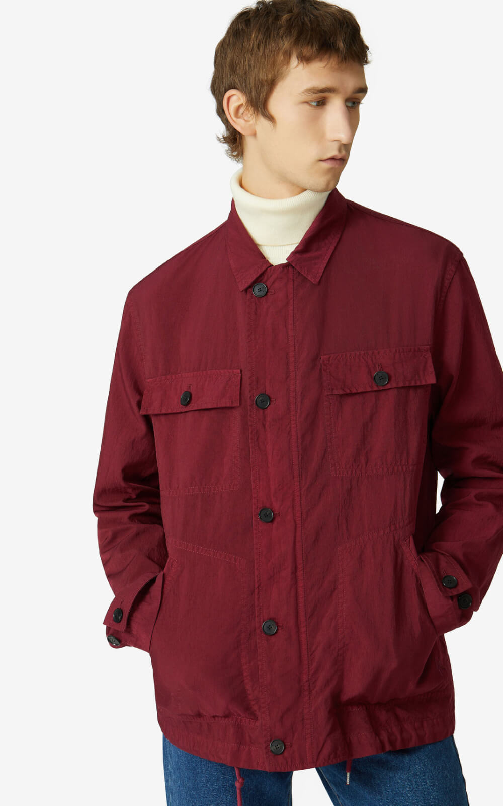 KENZO Men's Workwear Jacket - Magenta - XL