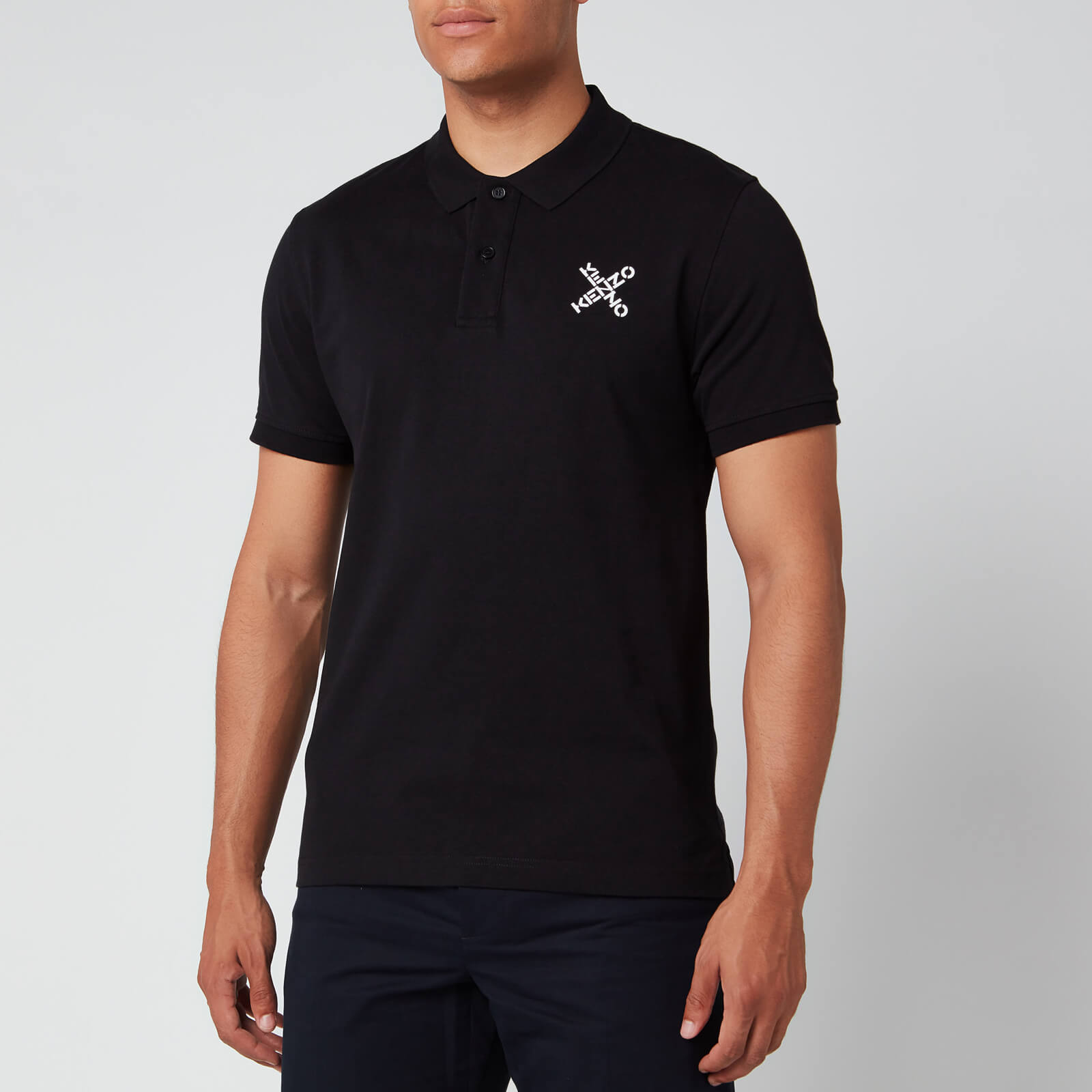 KENZO Men's Sport Polo Shirt - Black - L