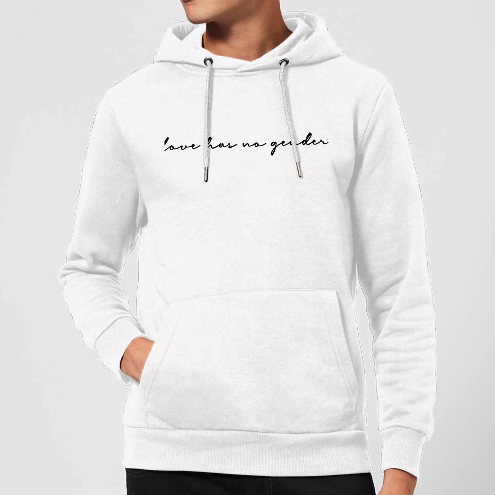 Miss Greedy Love Has No Gender Hoodie - White - S - White