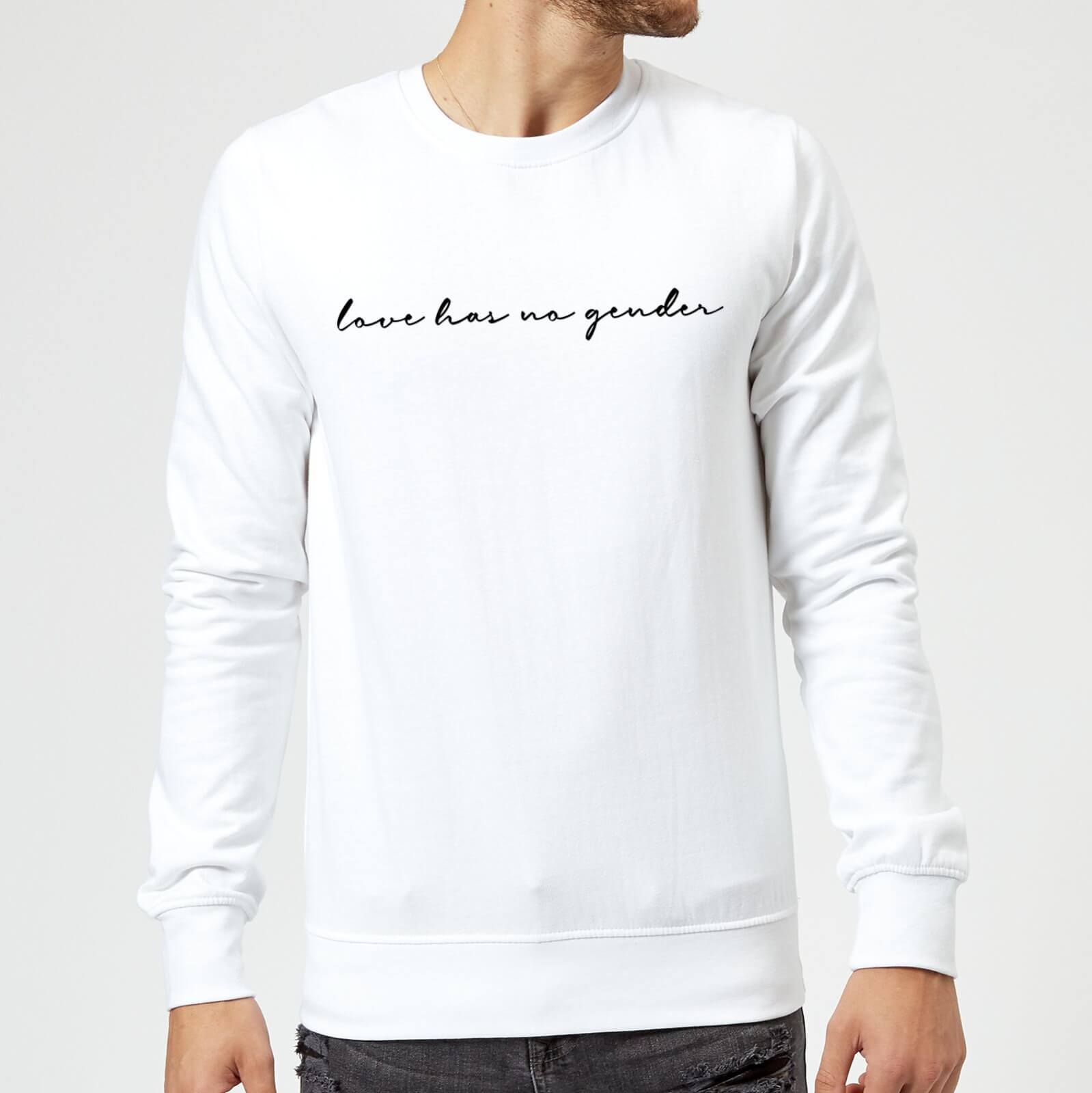 Miss Greedy Love Has No Gender Sweatshirt - White - S - White