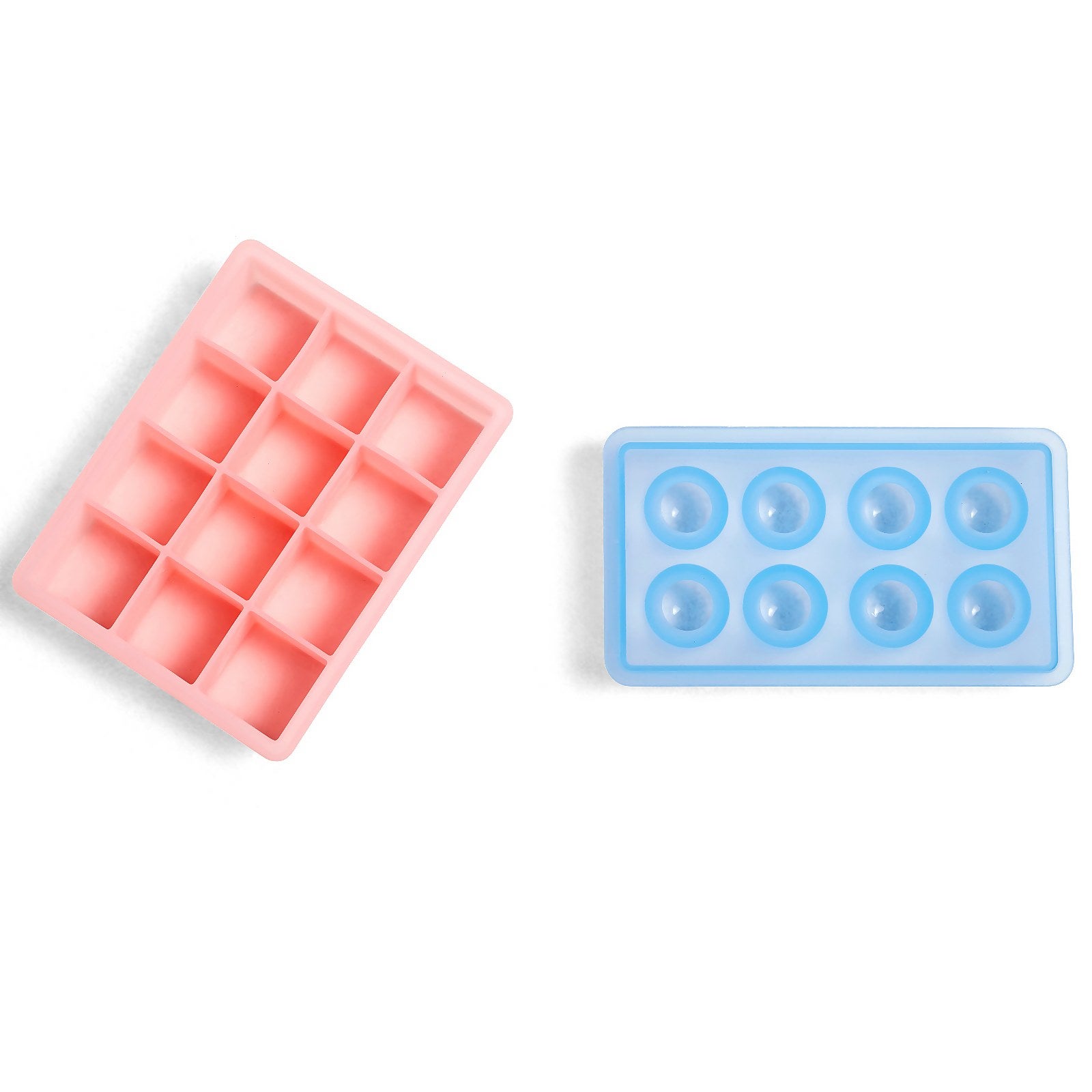 HAY Square Ice Cube Tray - Pink - XL