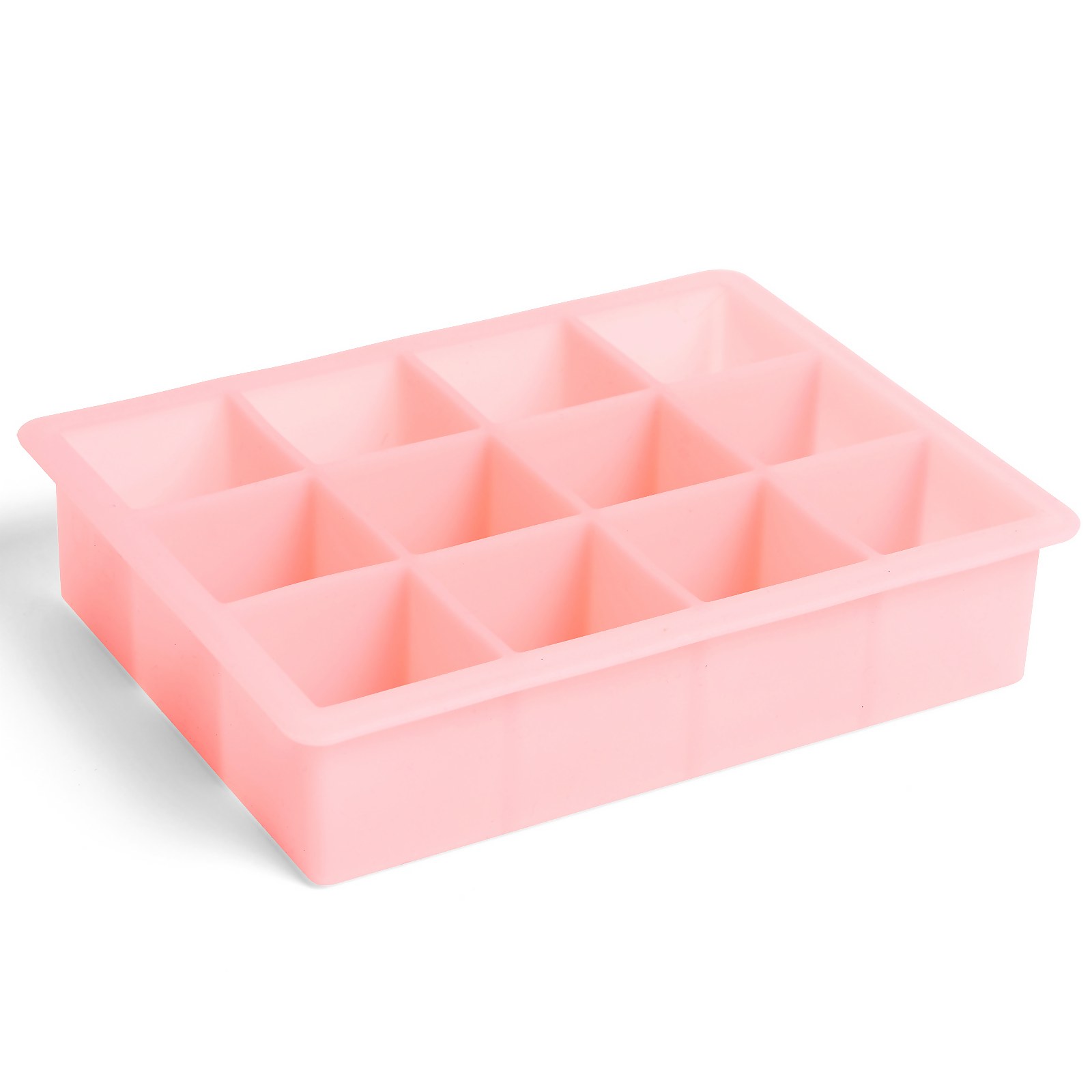 HAY Square Ice Cube Tray - Pink - XL