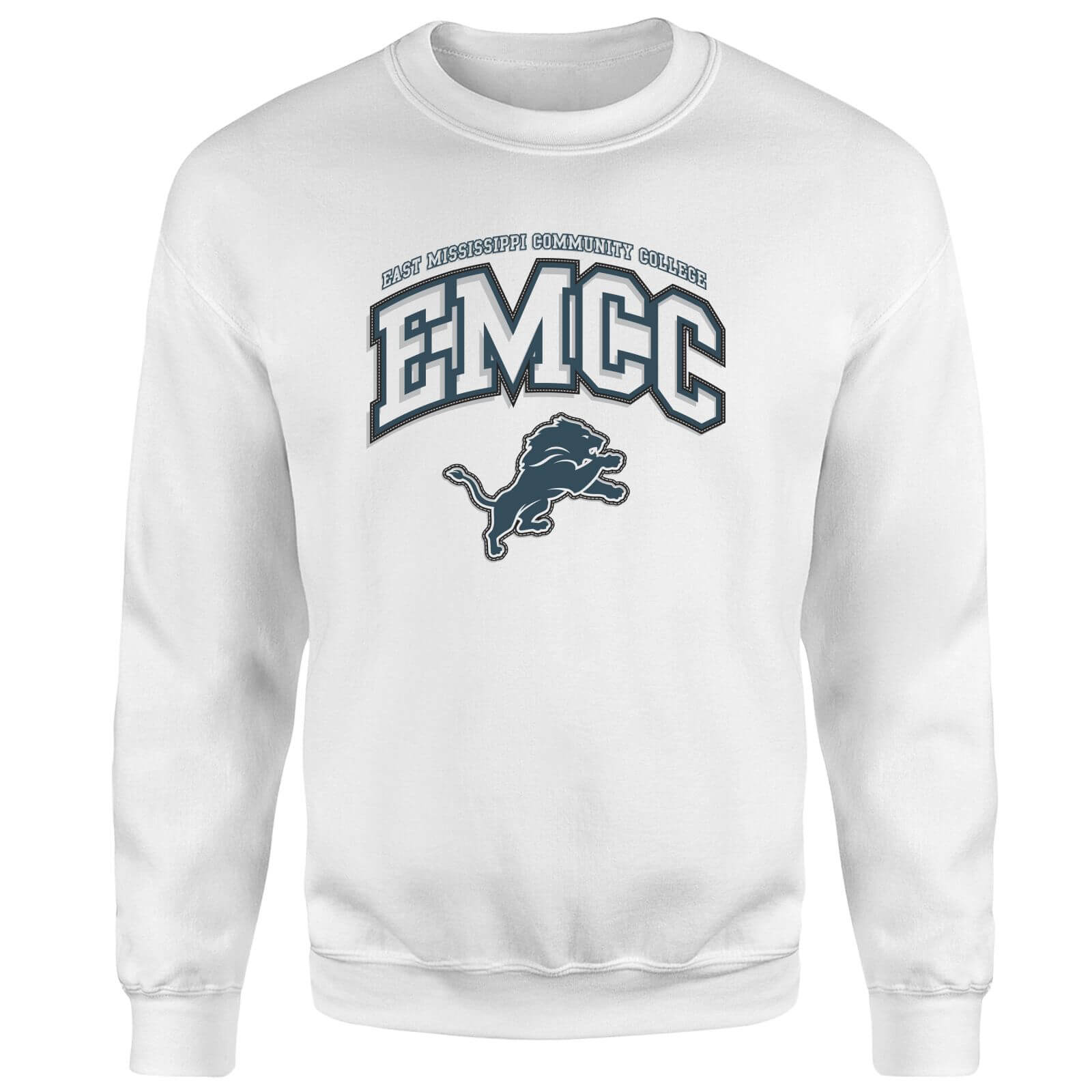 EMCC White Sweater Sweatshirt - White - L - Blanc