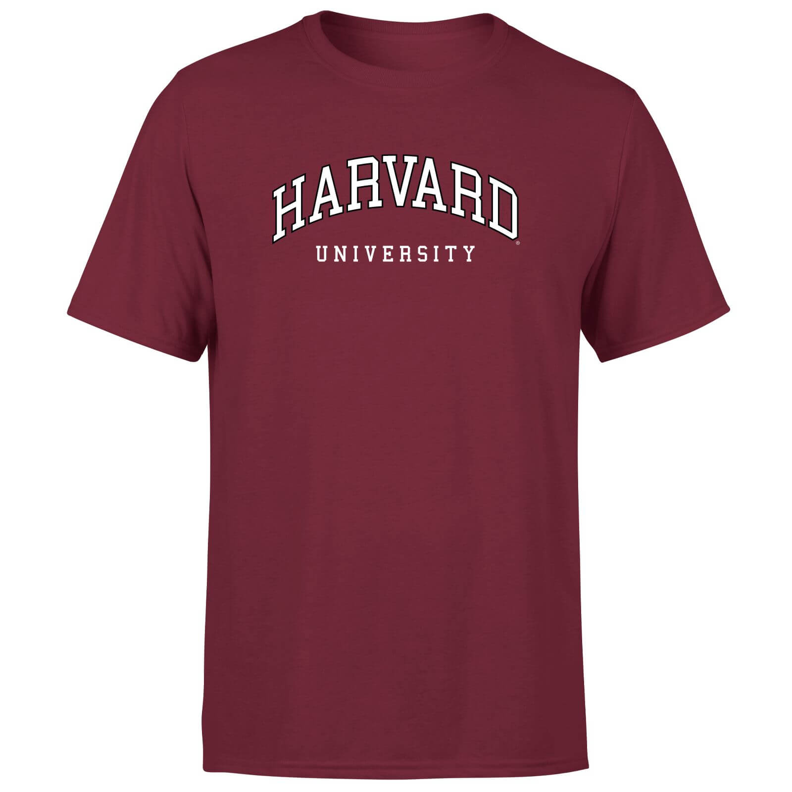 Harvard Burgundy Tee Men's T-Shirt - Burgundy - XS