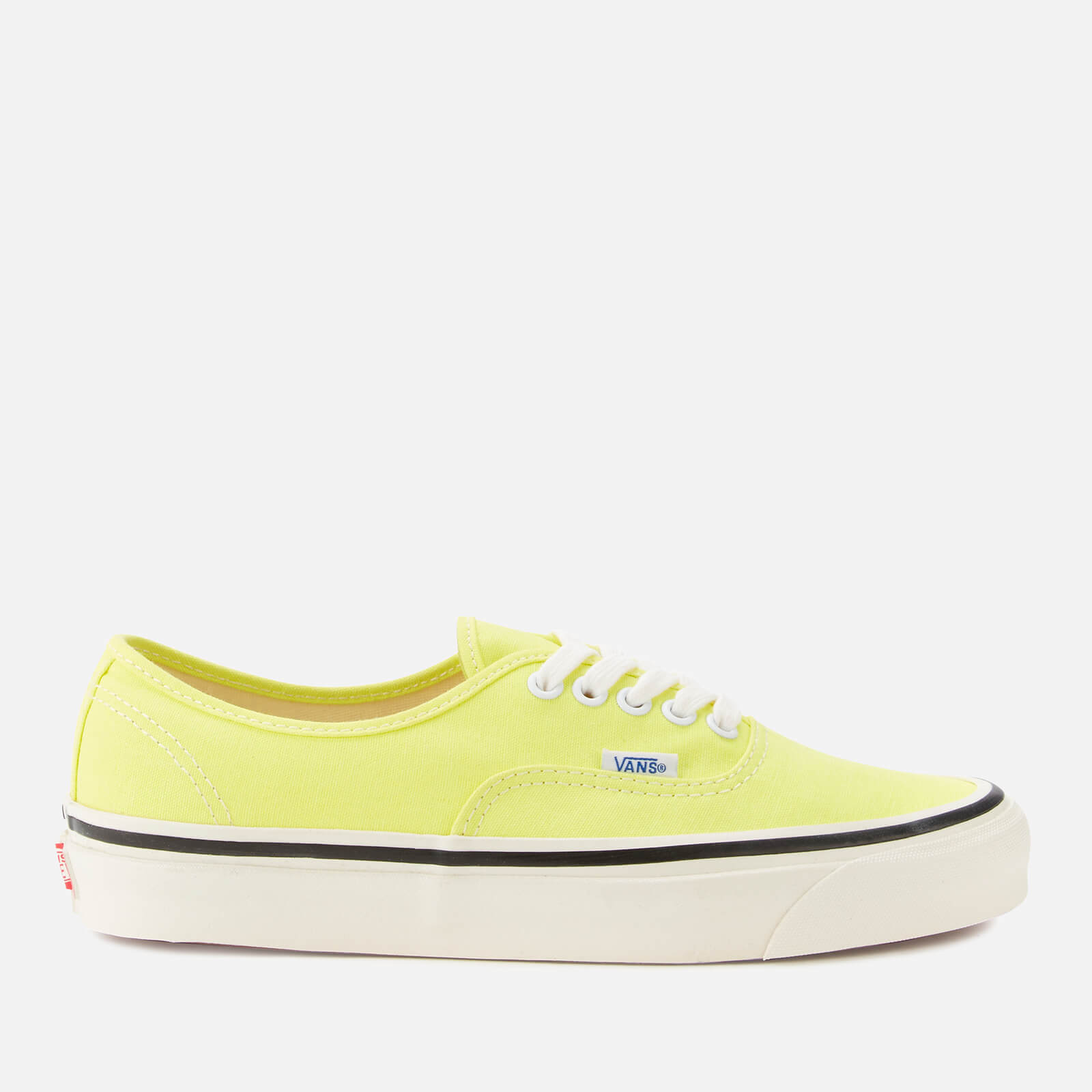 vans authentic yellow neon