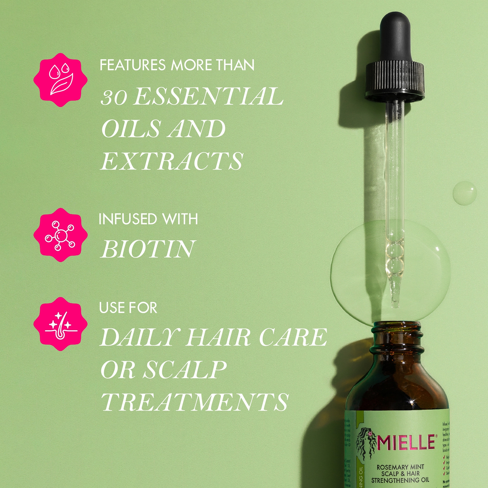 Thumbnail - Mielle Organics Rosemary Mint Scalp & Hair Strengthening Oil 59ml