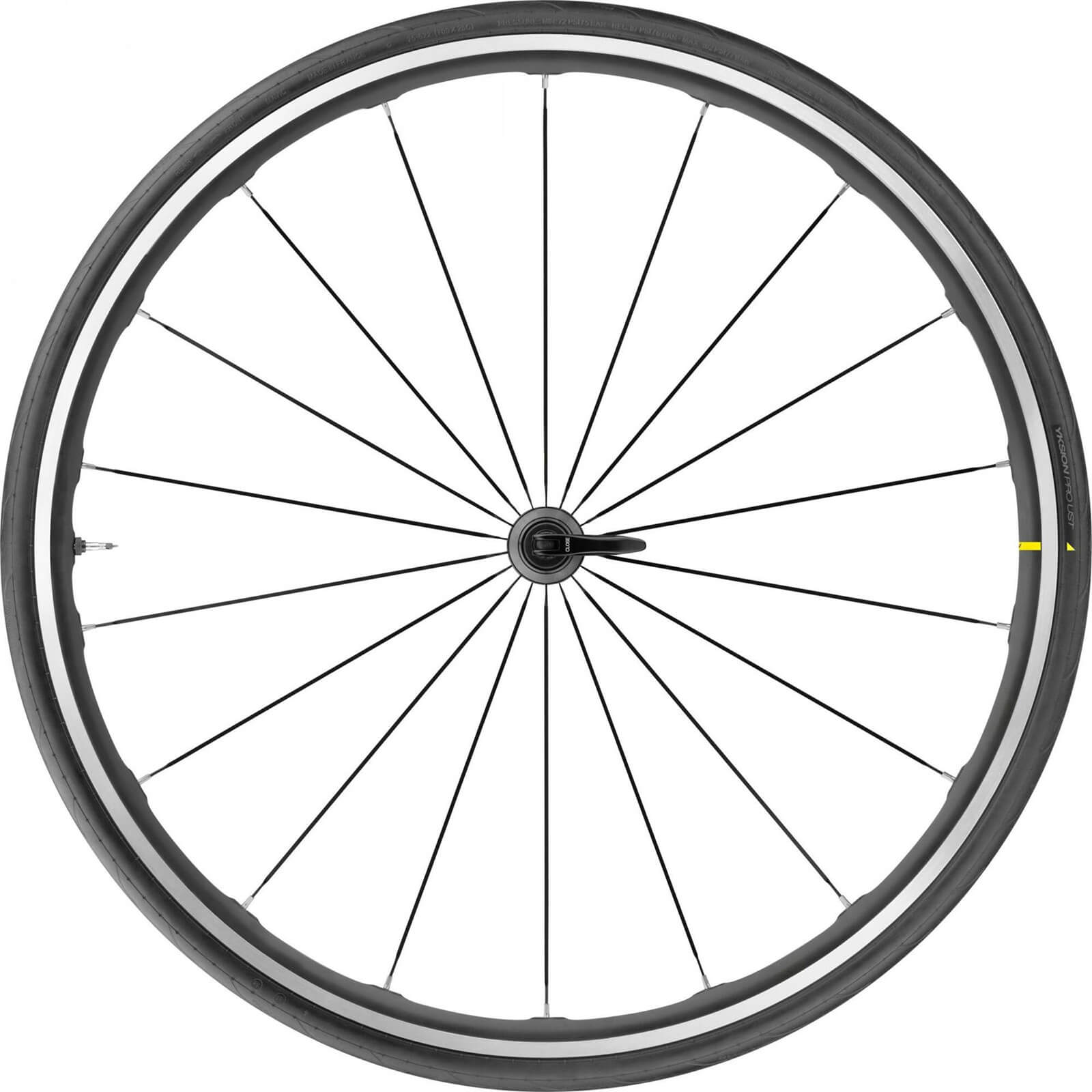 Mavic Ksyrium UST Tubeless Carbon Clincher Front Wheel with Yksion Tyre