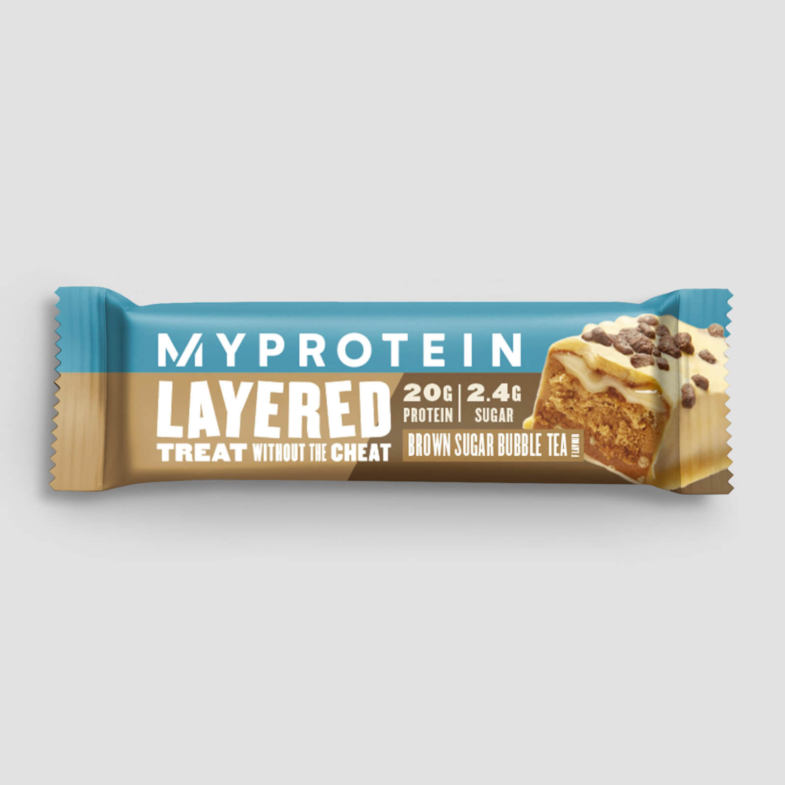 Myprotein Layered protein bar (sample) - brown sugar