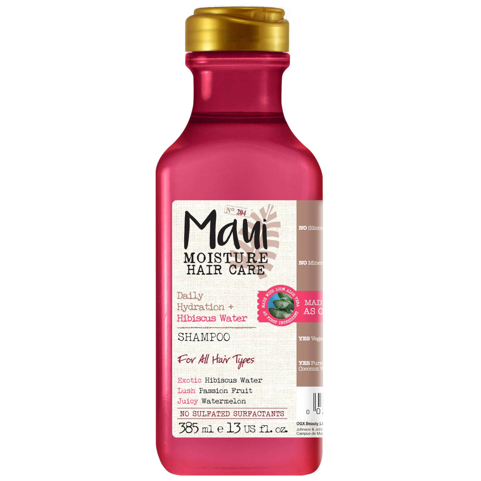 Image of Maui Moisture Lightweight Hydration+ Hibiscus Water Shampoo 385ml